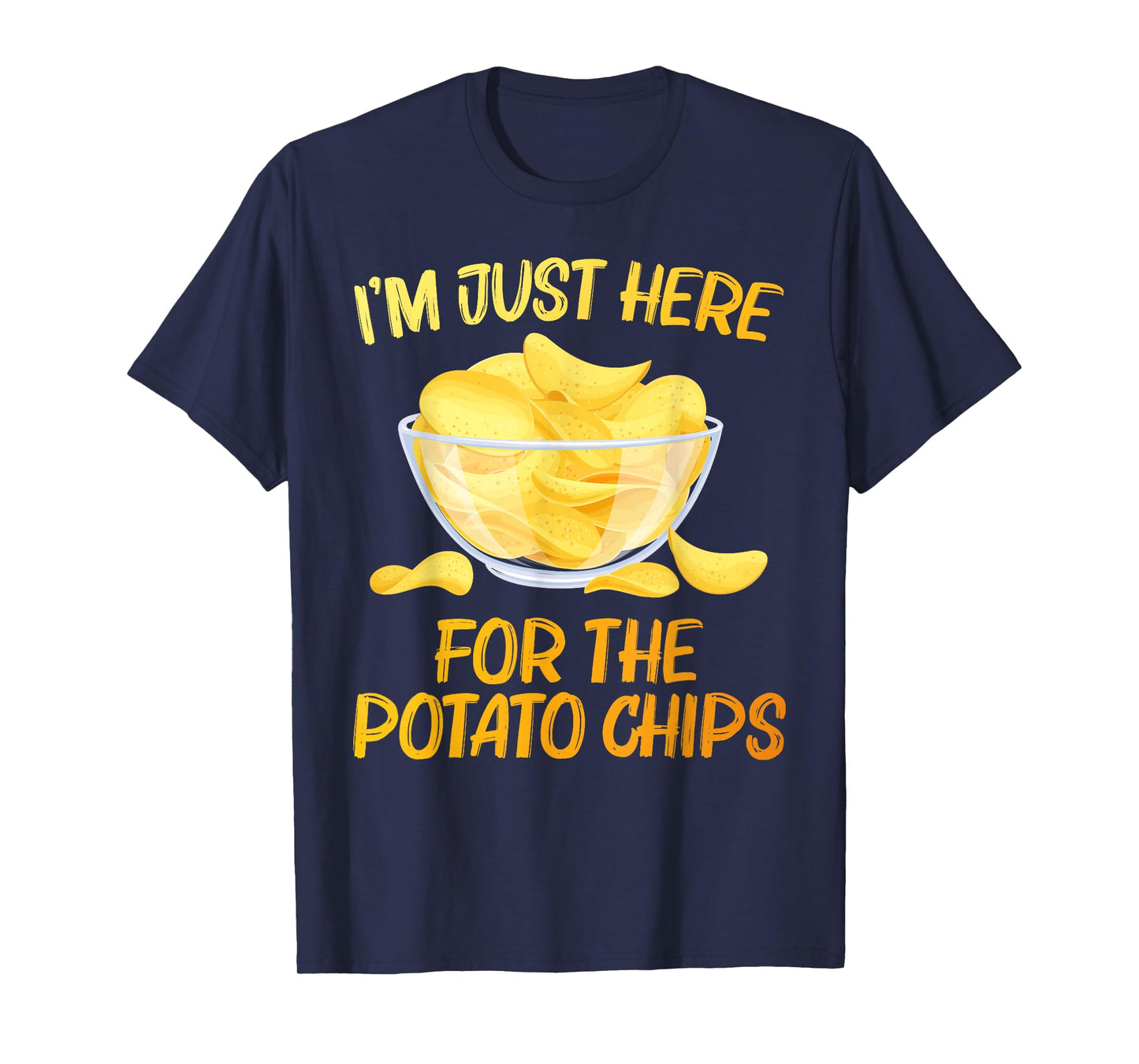 Cool Potato Chips Art For Men Women Kids Potato Chips Lover T-Shirt