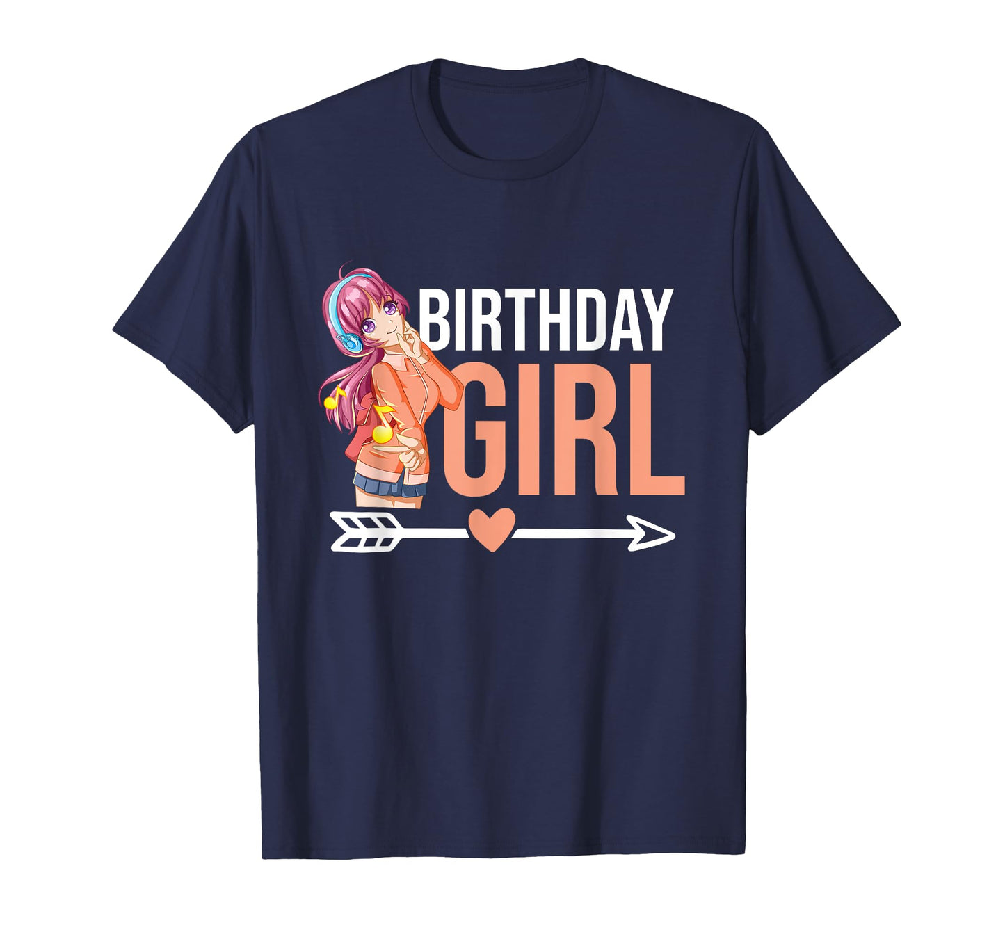 Anime Manga Birthday Girl Birthday T-Shirt