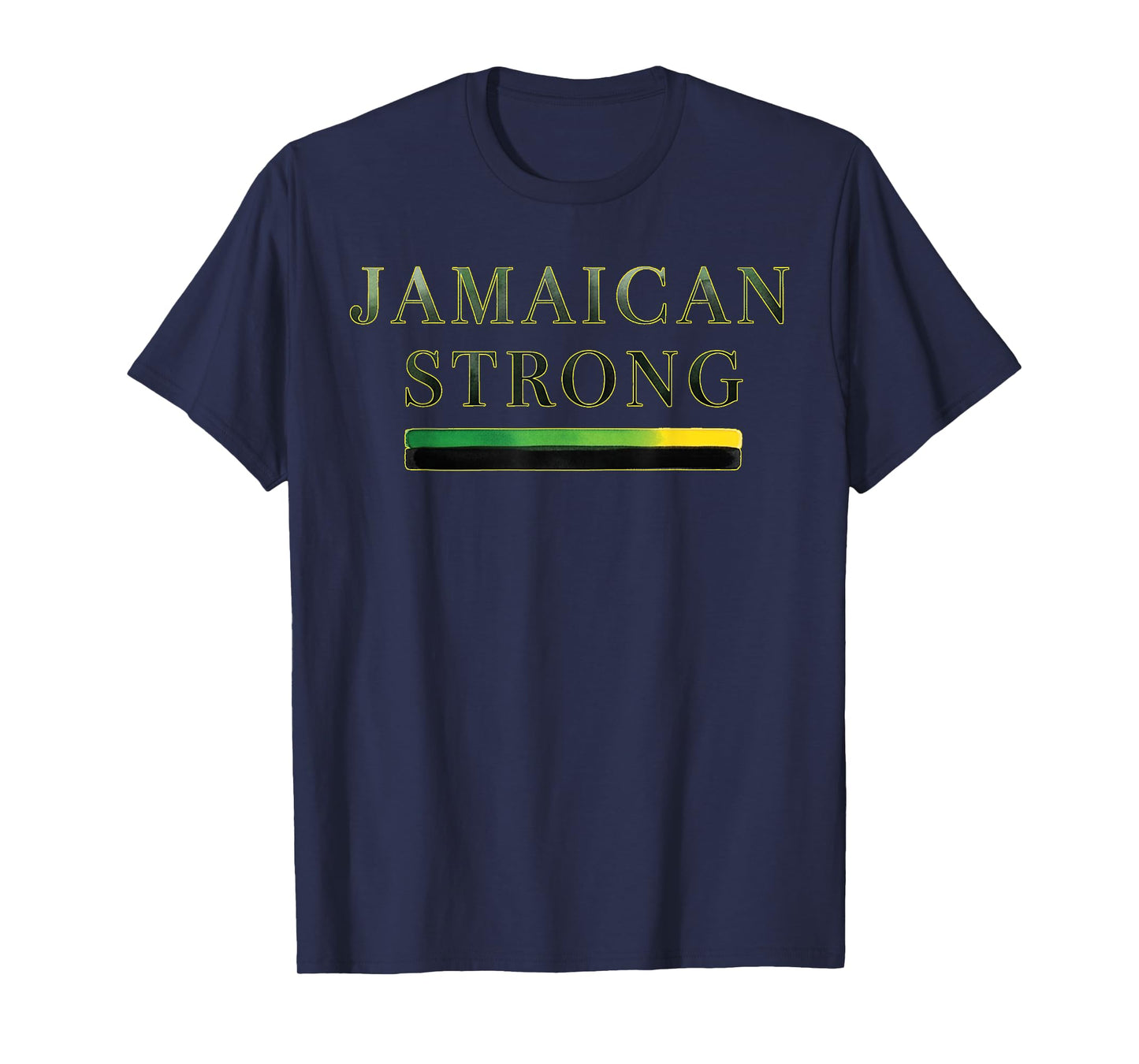 Jamaica Strong Shirt Watercolor Pride Logo Design T-Shirt