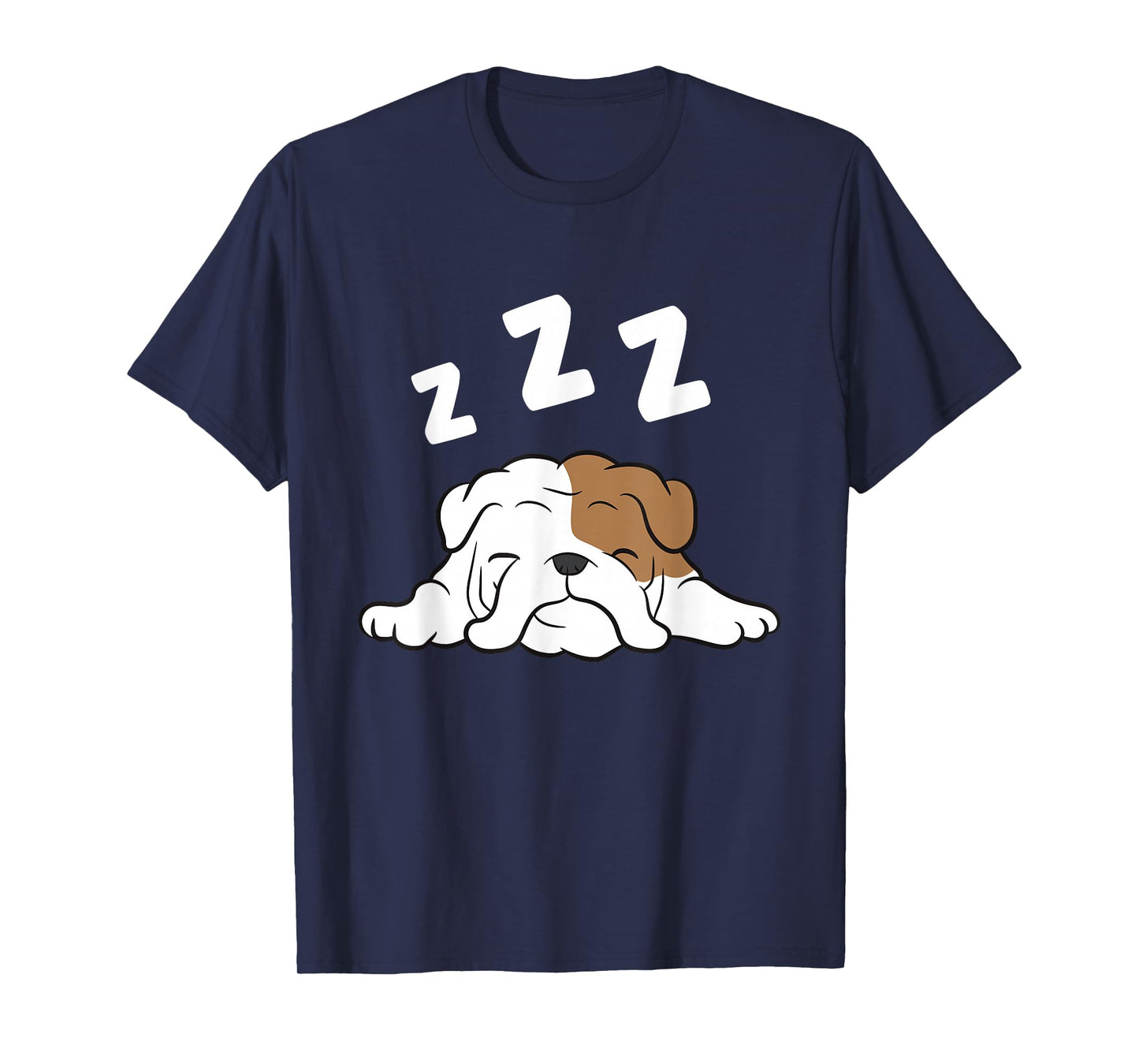 English Bulldog Sleeping Bulldog Pajama Funny Bulldog T-Shirt