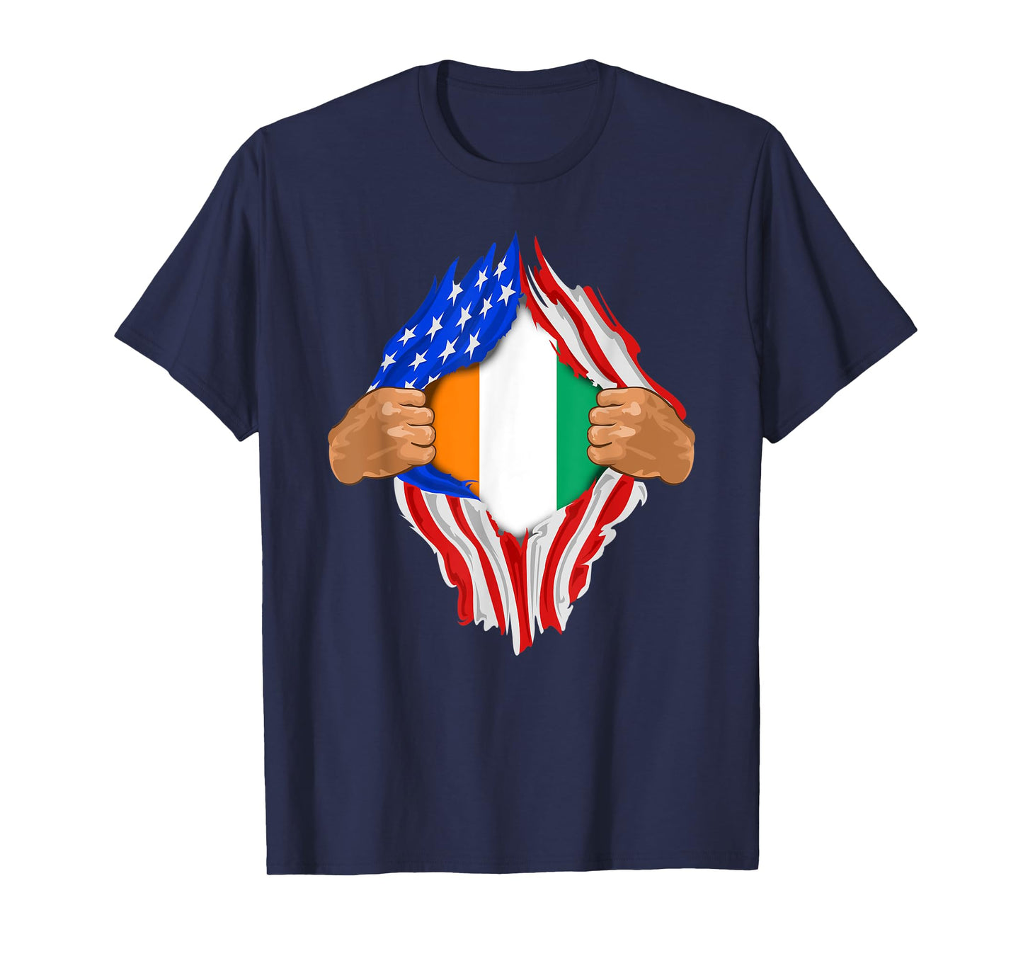 Ivorian Blood Inside Me T-Shirt | Ivory Coast Flag Gift