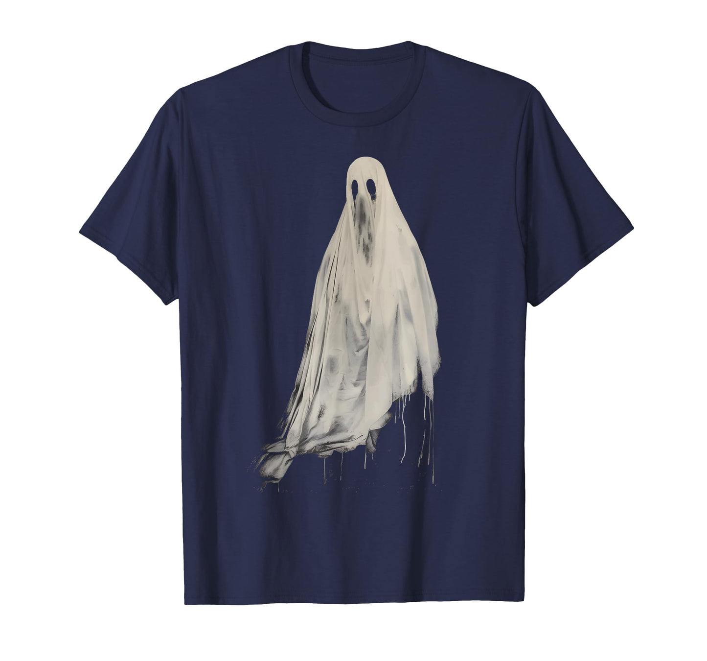 Ghost Horror Spooky Scary Spirit Halloween Goth Aesthetic T-Shirt