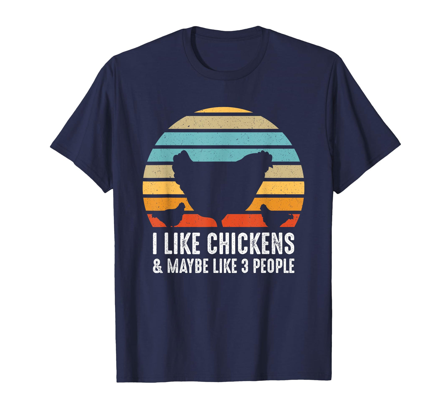 Funny Vintage Chicken Tee Country Farm Women Girl Men T-Shirt
