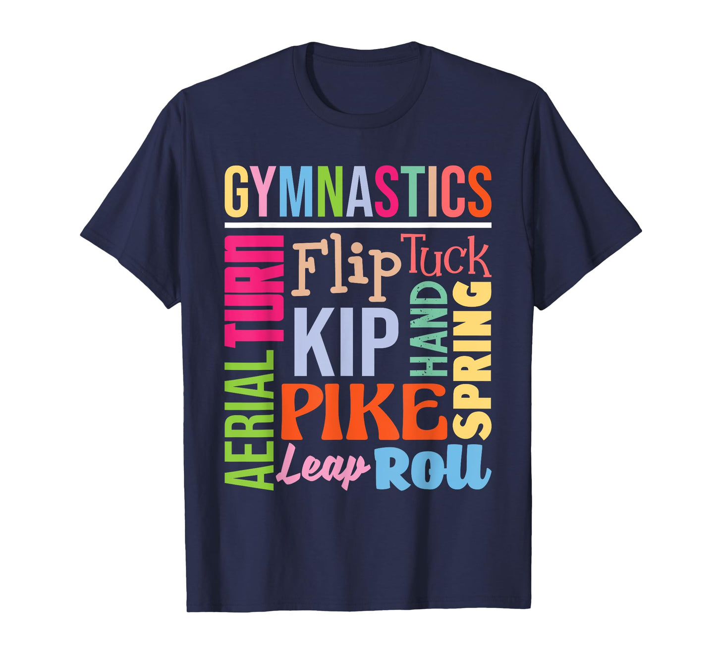 Gymnastics - Handspring Leap Tuck Gymnast Athlete Acrobatics T-Shirt