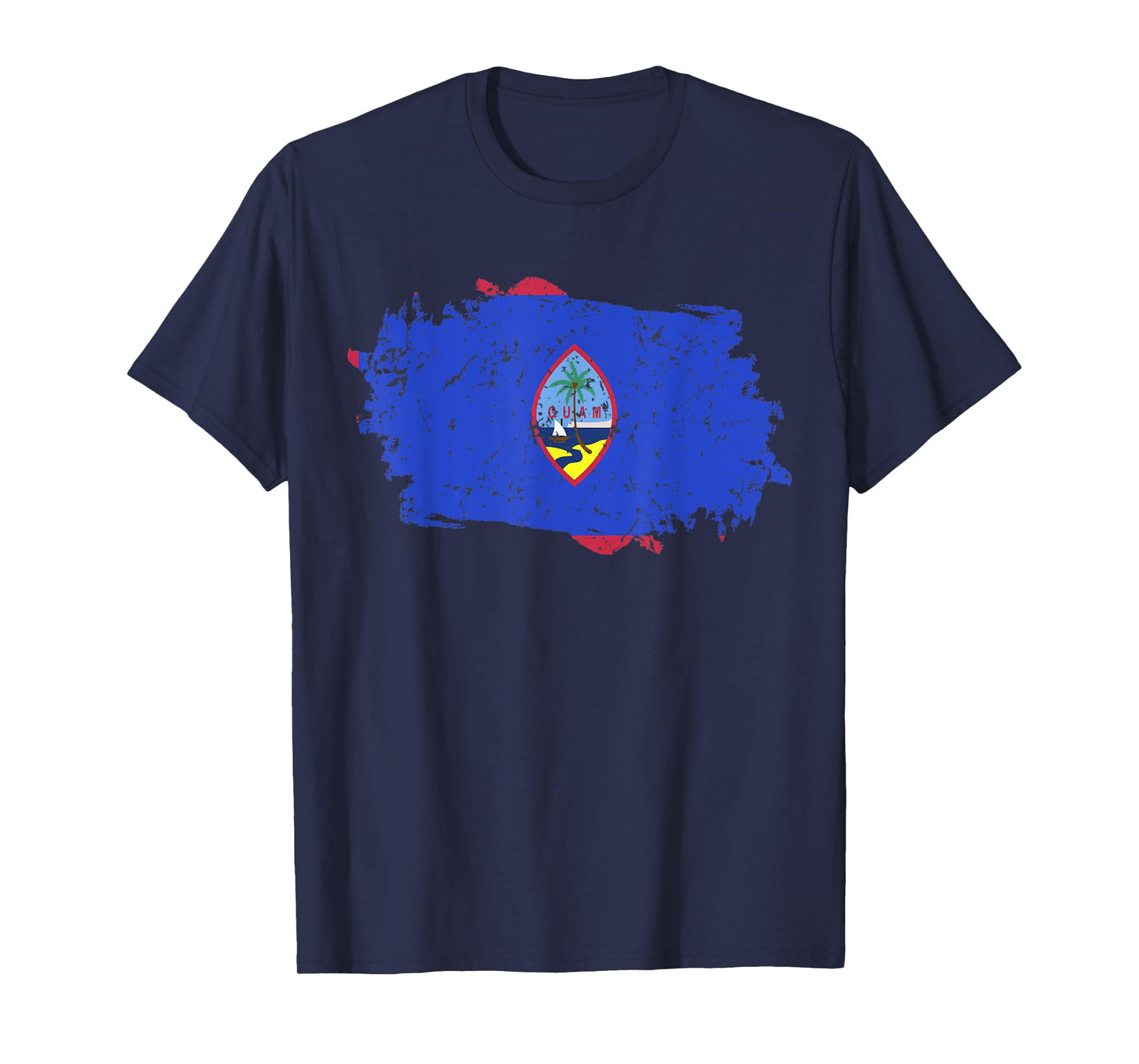 Guam Flag Design Grunge Country Flag Guam T-Shirt