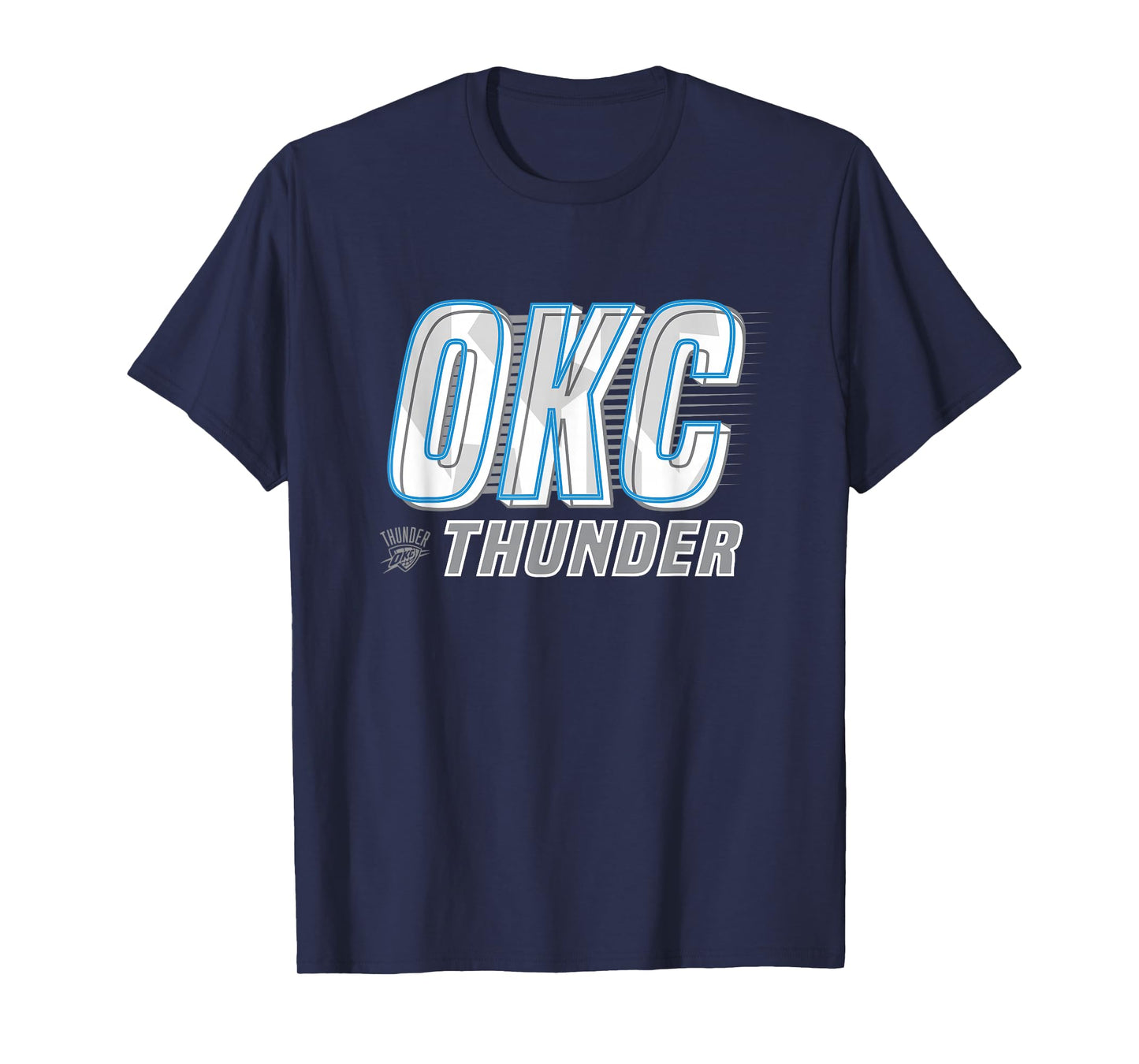 NBA Oklahoma City Thunder Type Stack Logo T-Shirt