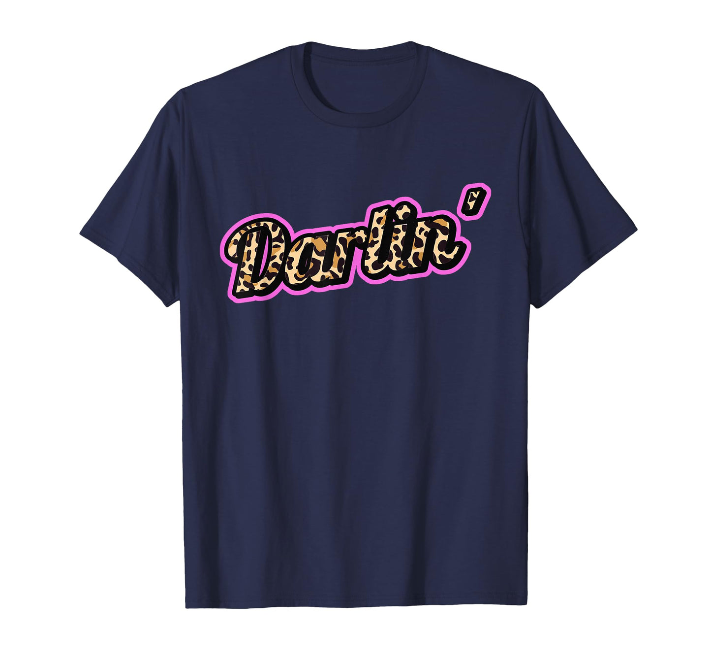 Darlin' Leopard Print Trendy Country Music T-Shirt