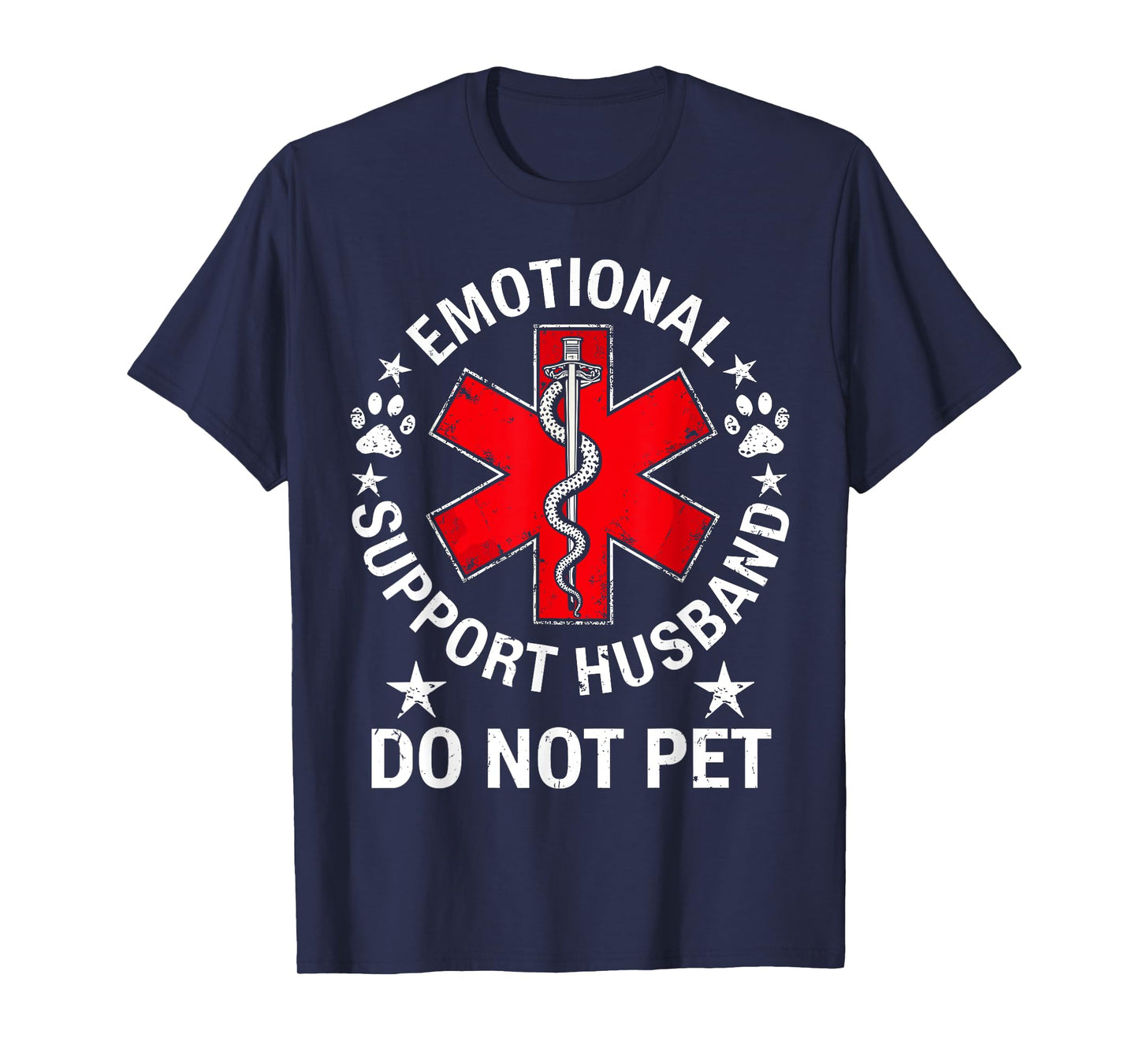 Emotional Support Husband Do Not Pet T-Shirt