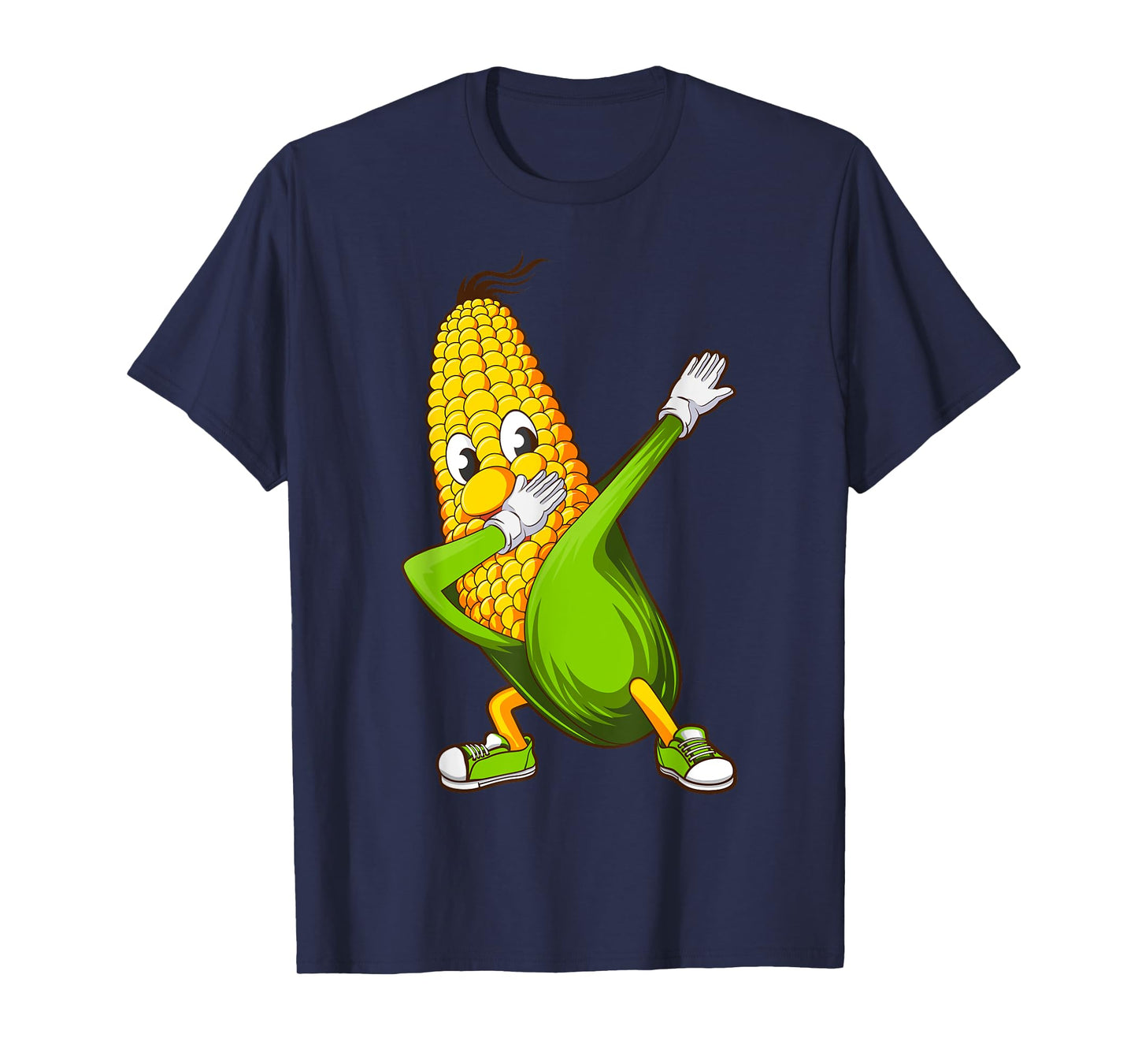 Funny Dabbing Corn Gift | Cute Dancing Farmers Men Women T-Shirt