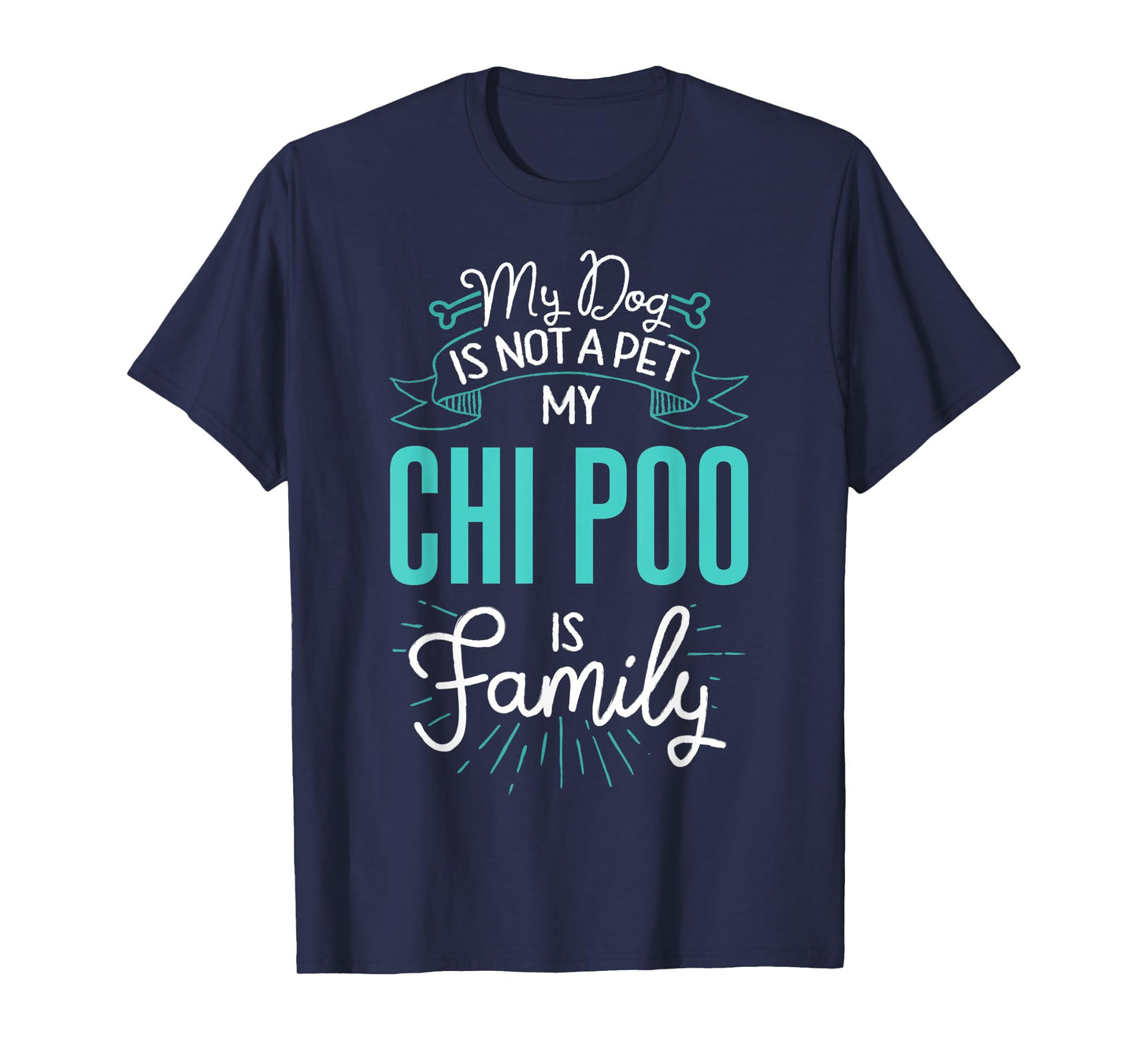 Cute Chi Poo Shirt Family Dog Gift for Women Men T-Shirt