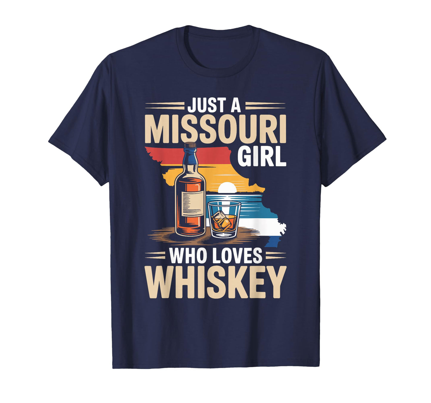 Just A Missouri Girl Who Loves Whiskey T-Shirt