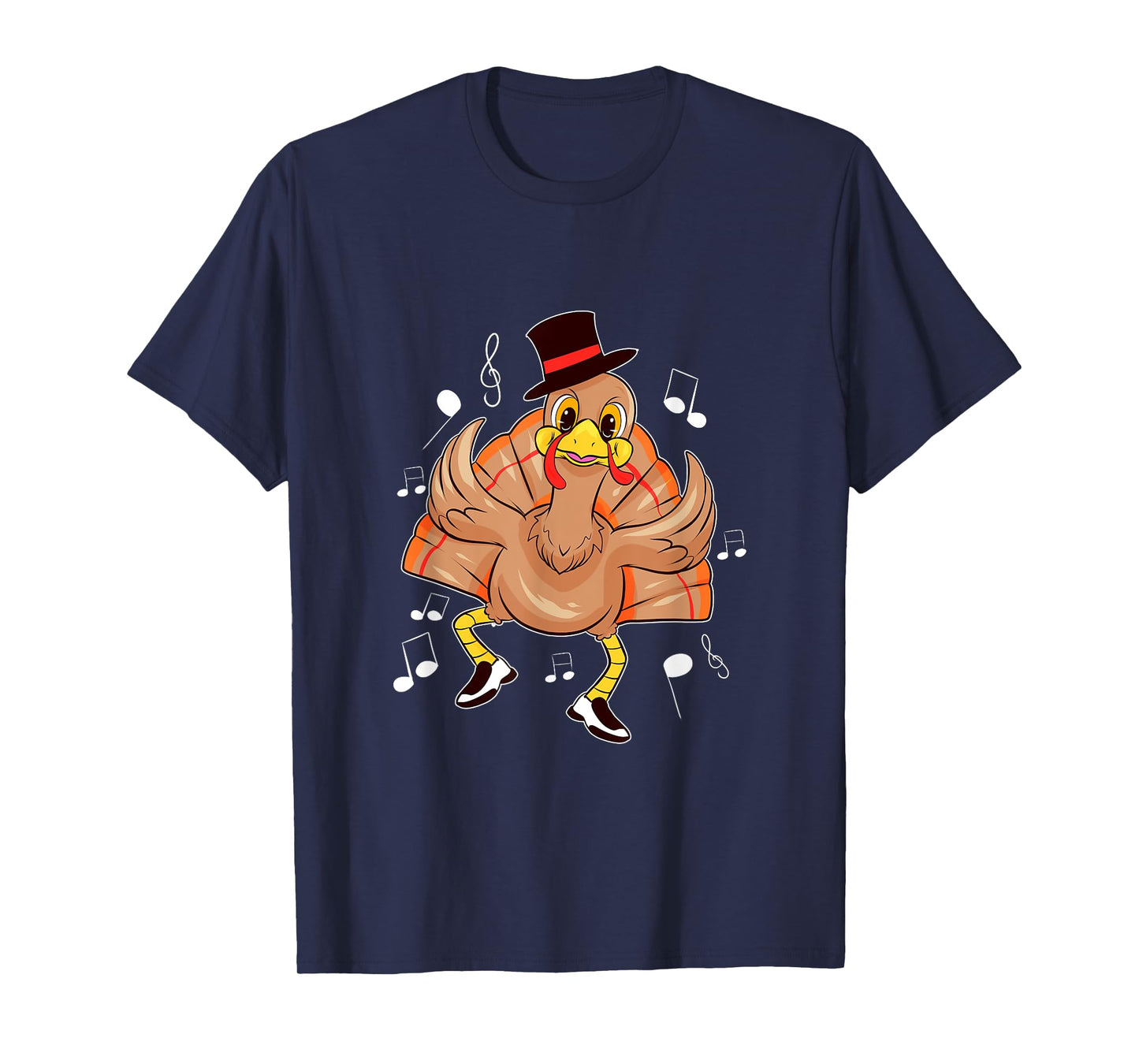 Tap Dancing Turkey Thanksgiving Step Dancer T-Shirt