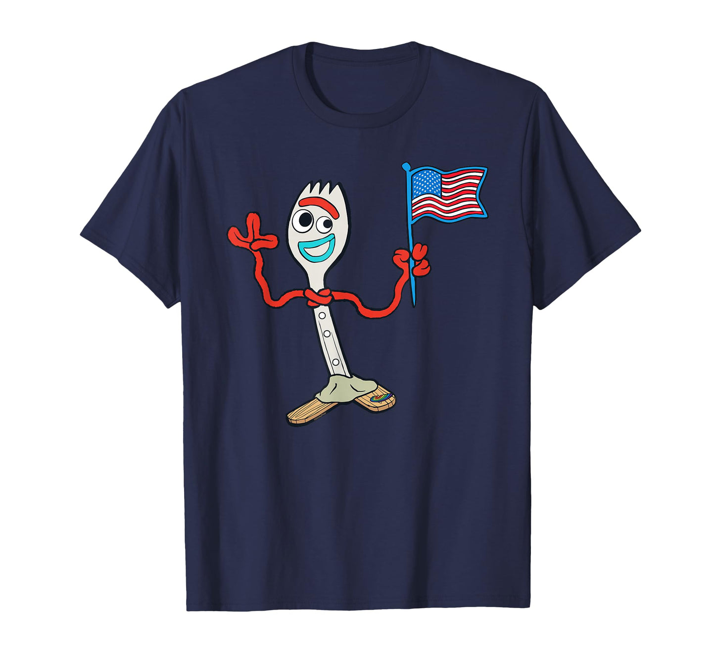 Disney and Pixar's Toy Story Forky Flag Fourth of July T-Shirt