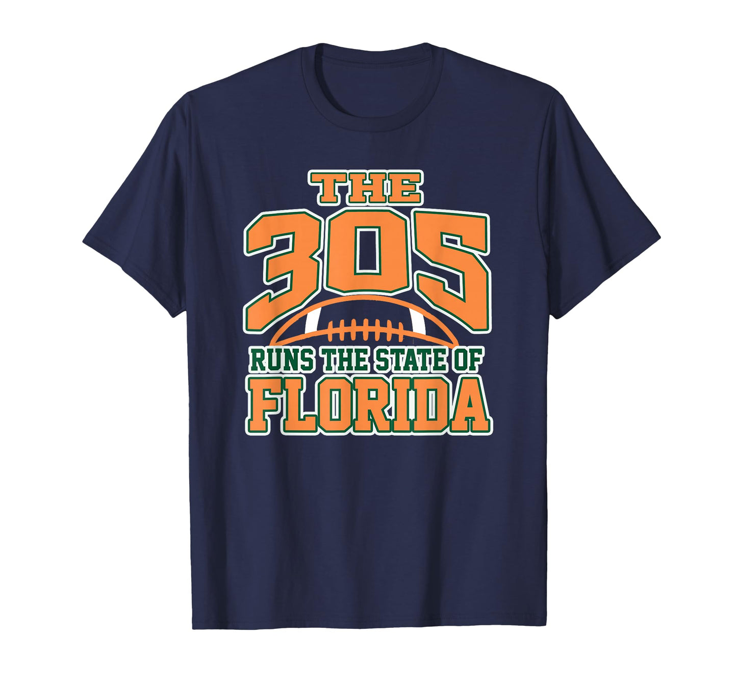305 Runs Florida Miami Area Code Pride South Florida Vibes T-Shirt