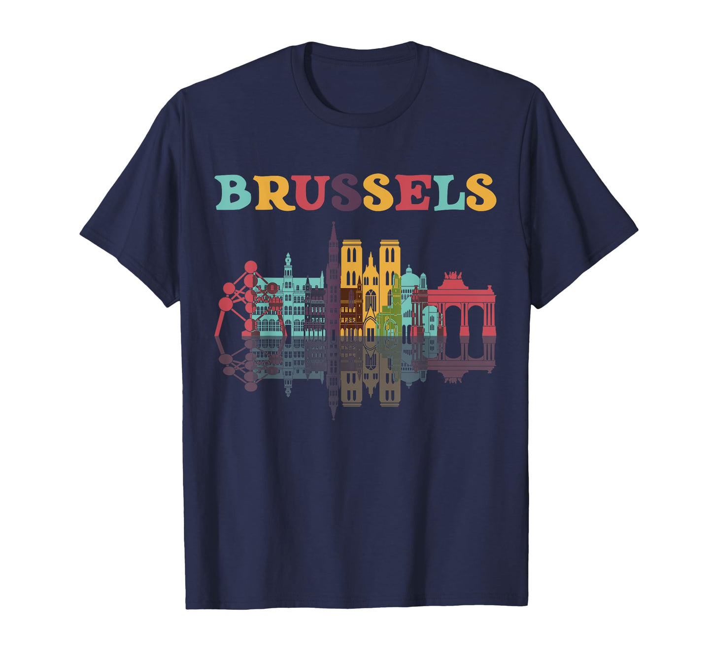 Belgium Brussels Travel Family Vacation Europian Trip Shirt T-Shirt