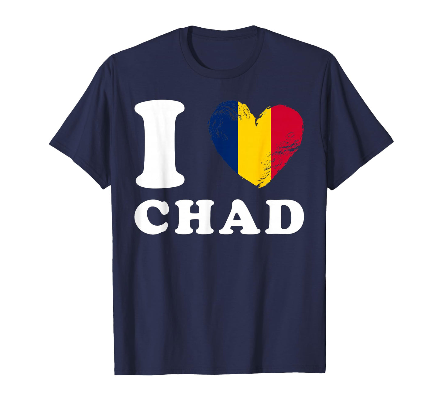 I Love Chad - Heart Flag Chad T-Shirt