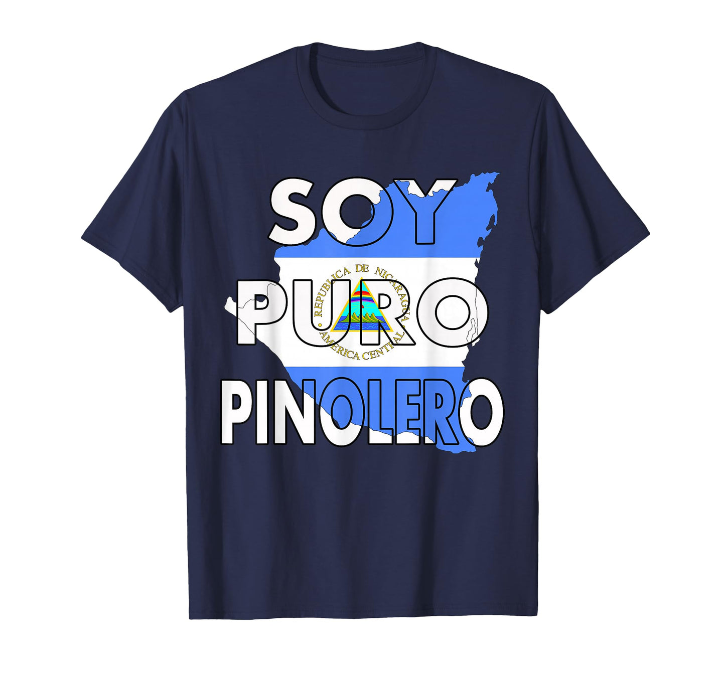 Playera Nicaragüense Puro Pinolero Nicaragua T-Shirt