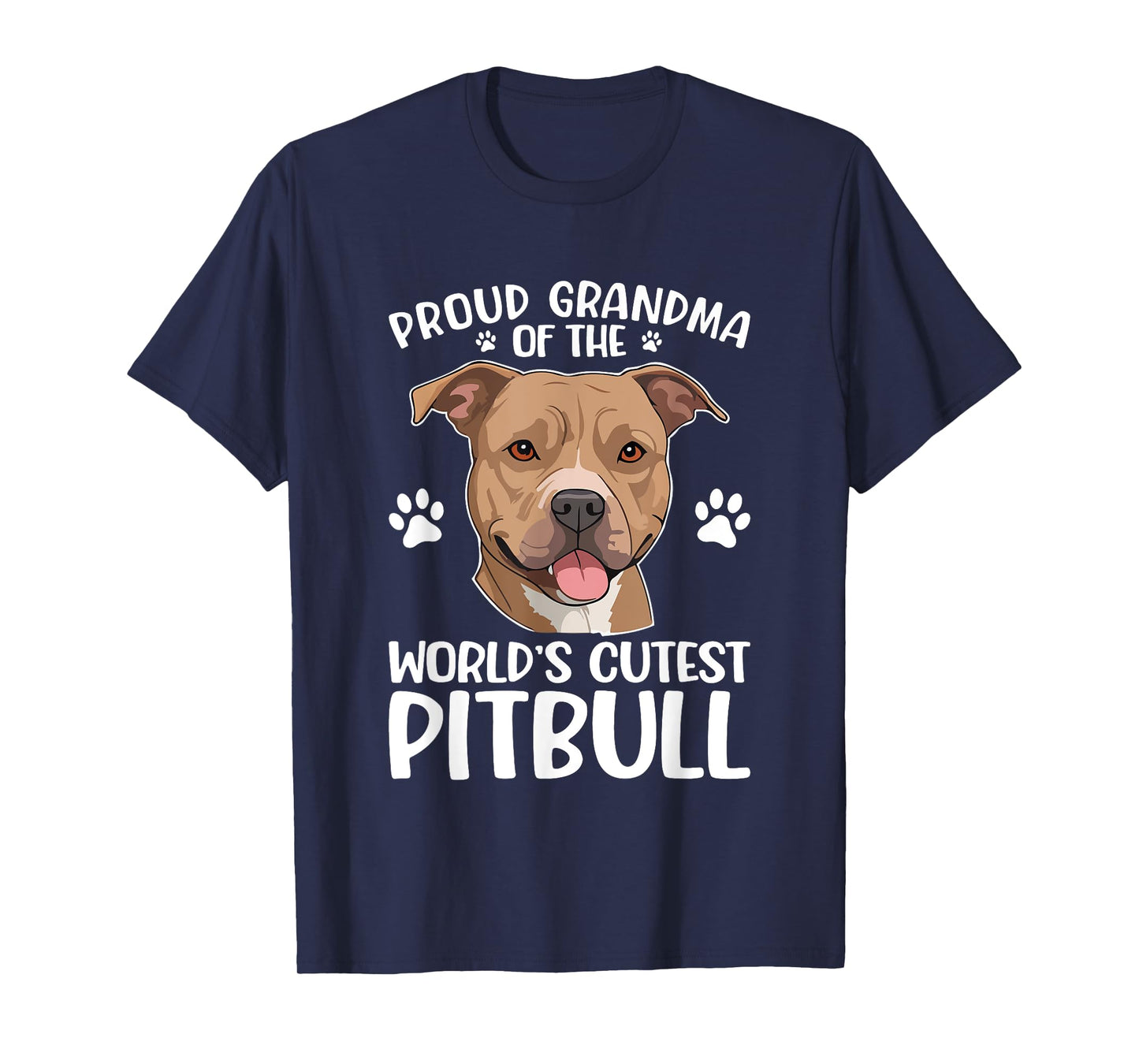 Proud Grandma World's Cutest Pitbull T-Shirt
