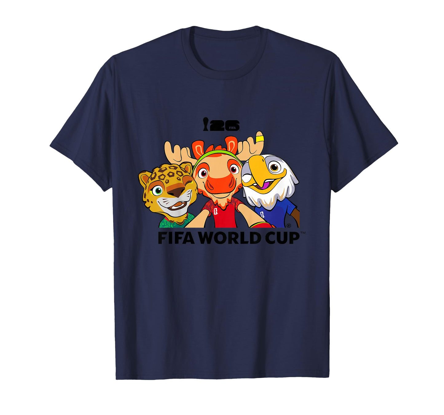 Kids FIFA World CUP26 Host Country Mascots Group T-Shirt