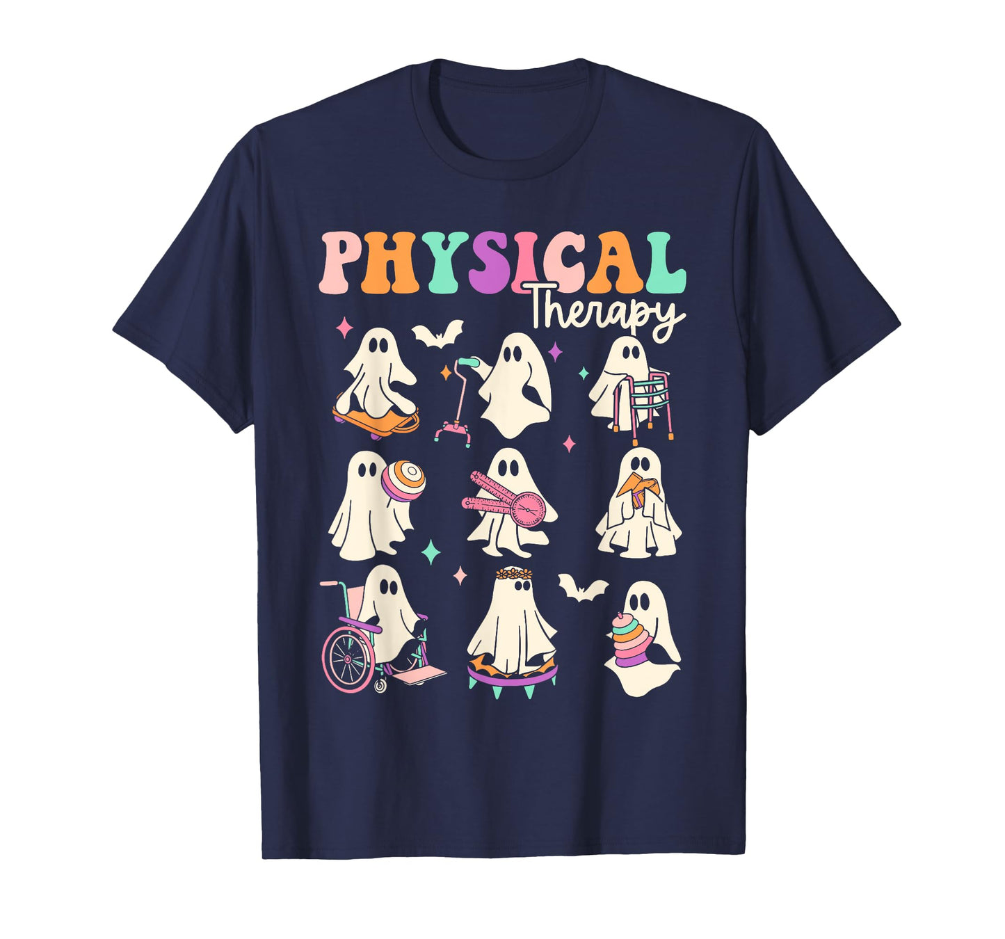 Funny Ghost Physical Therapy PT Physical Therapist Halloween T-Shirt