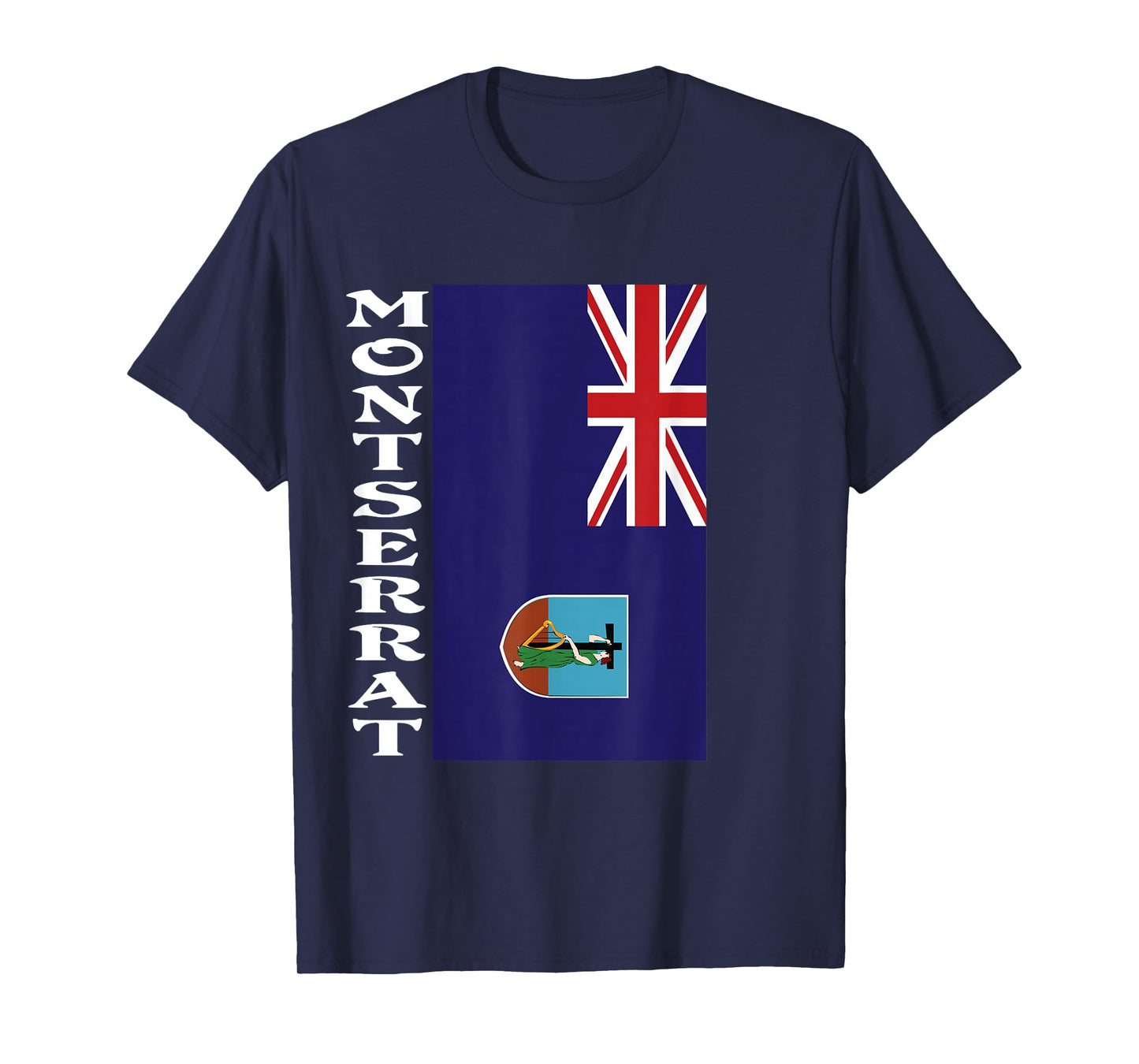 Montserrat Flag T-Shirt T-Shirt
