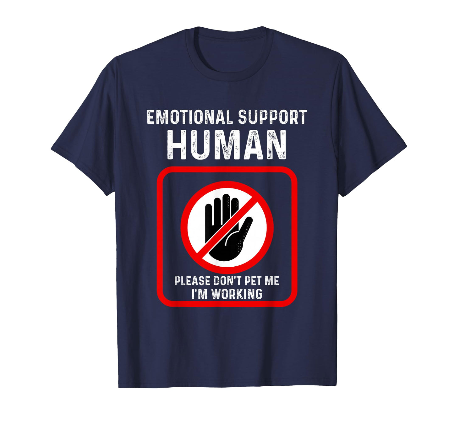 Emotional Support-Human Halloween Costume Do Not Pet Me T-Shirt