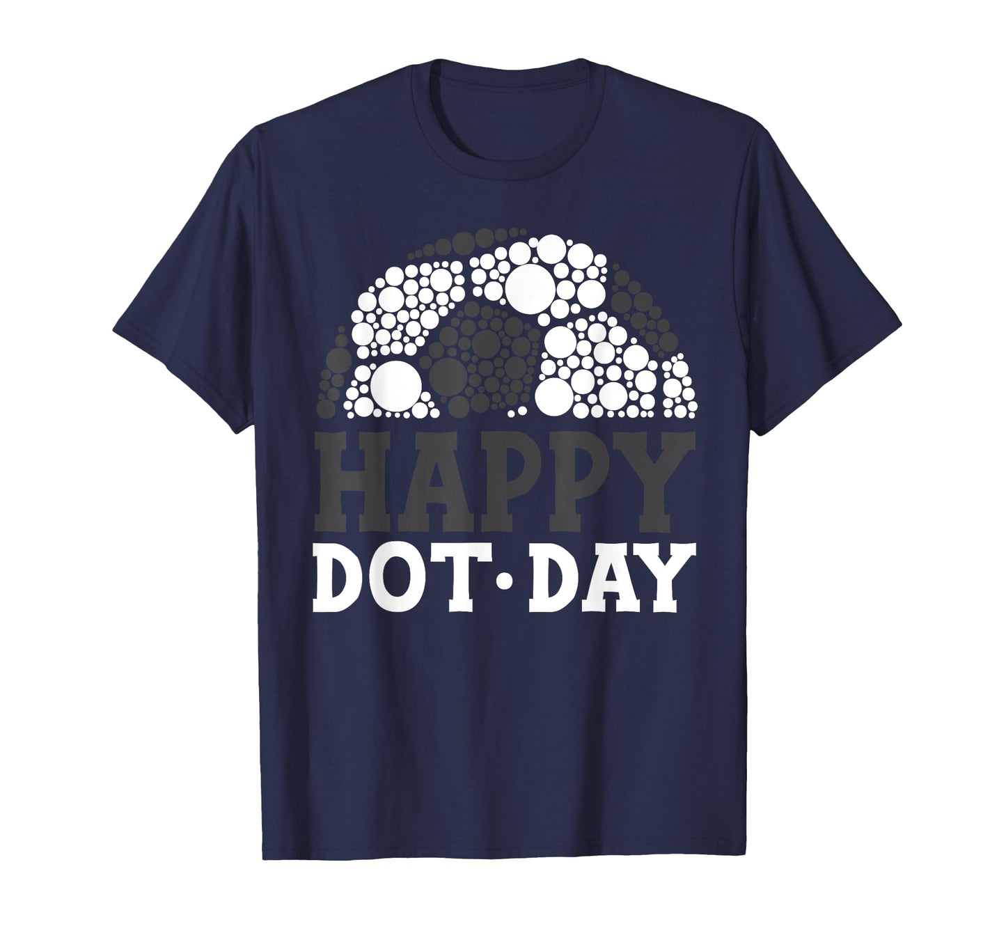 Happy Dot Day 2025 Polka Dot Soccer Ball Lover Boys Kids T-Shirt
