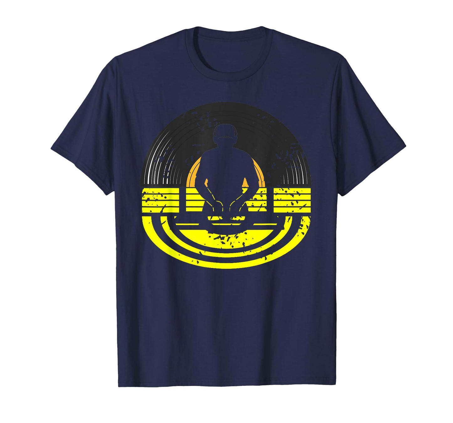 Retro DJ Vinyl Turntable Vibes Soundwave Culture T-Shirt