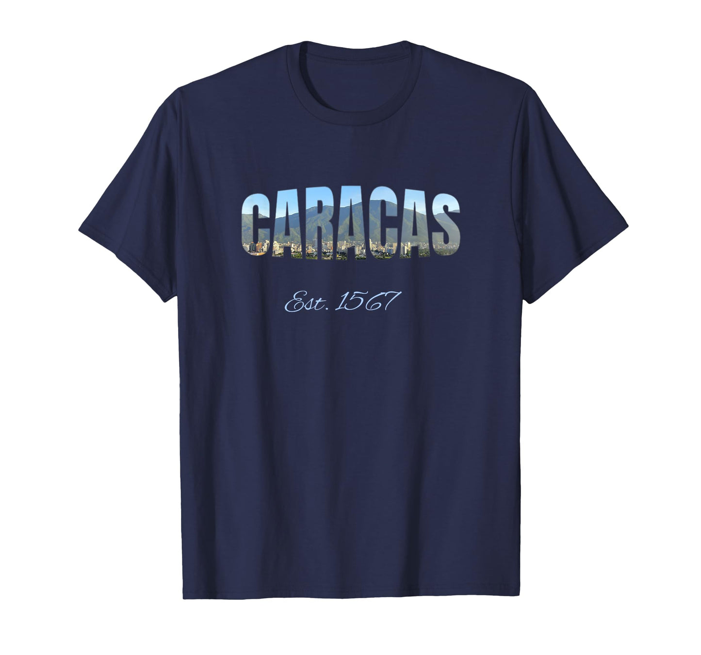 Caracas Est. 1567 T-Shirt | Venezuela Novelty Gift T-Shirt