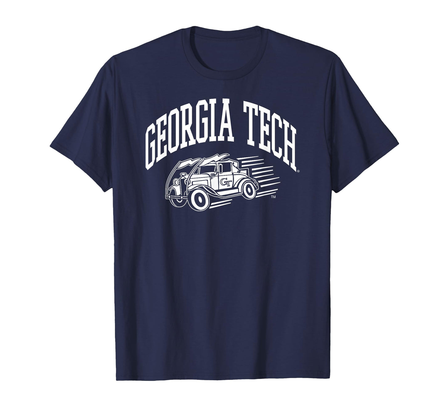 Georgia Tech Yellow Jackets Fan Car Navy Officially Licensed T-Shirt
