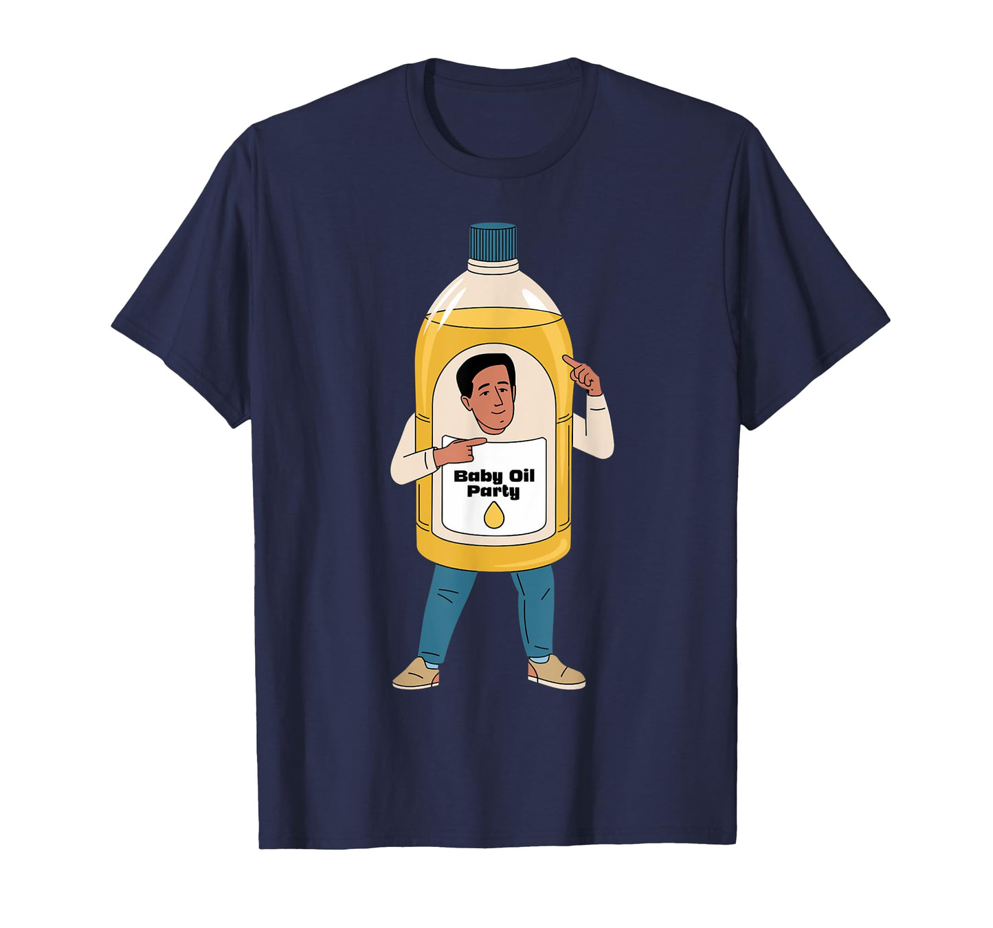Organic Baby Oil Costume Adult Baby Powder Oil Perfume T-Shirt