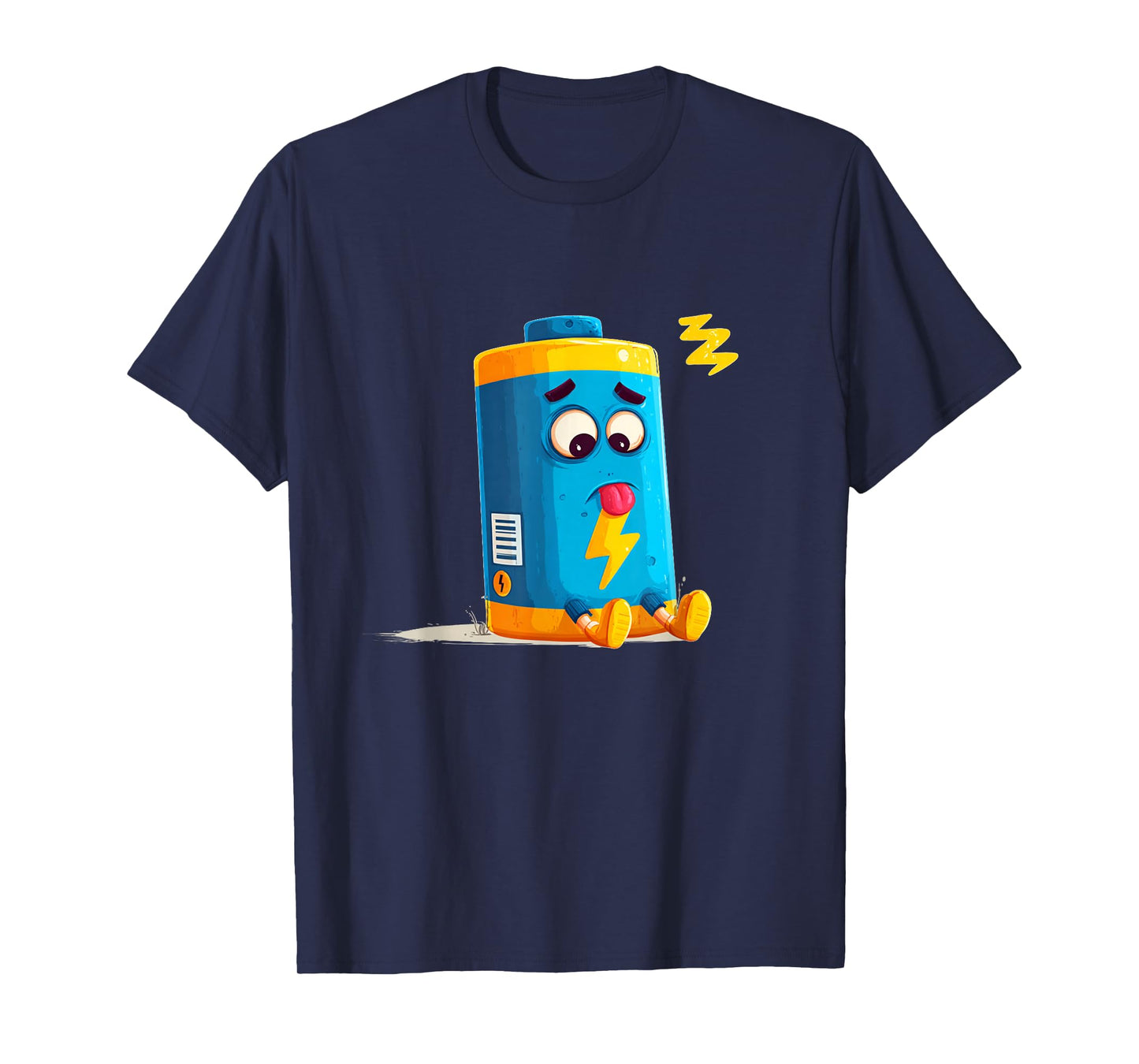 Funny Power Battery Look T-Shirt