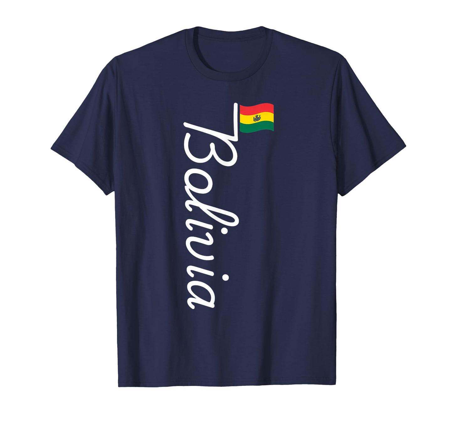 Bolivia Map Flag Crusena Bolivian Flag Bolivia Roots Bolivia T-Shirt