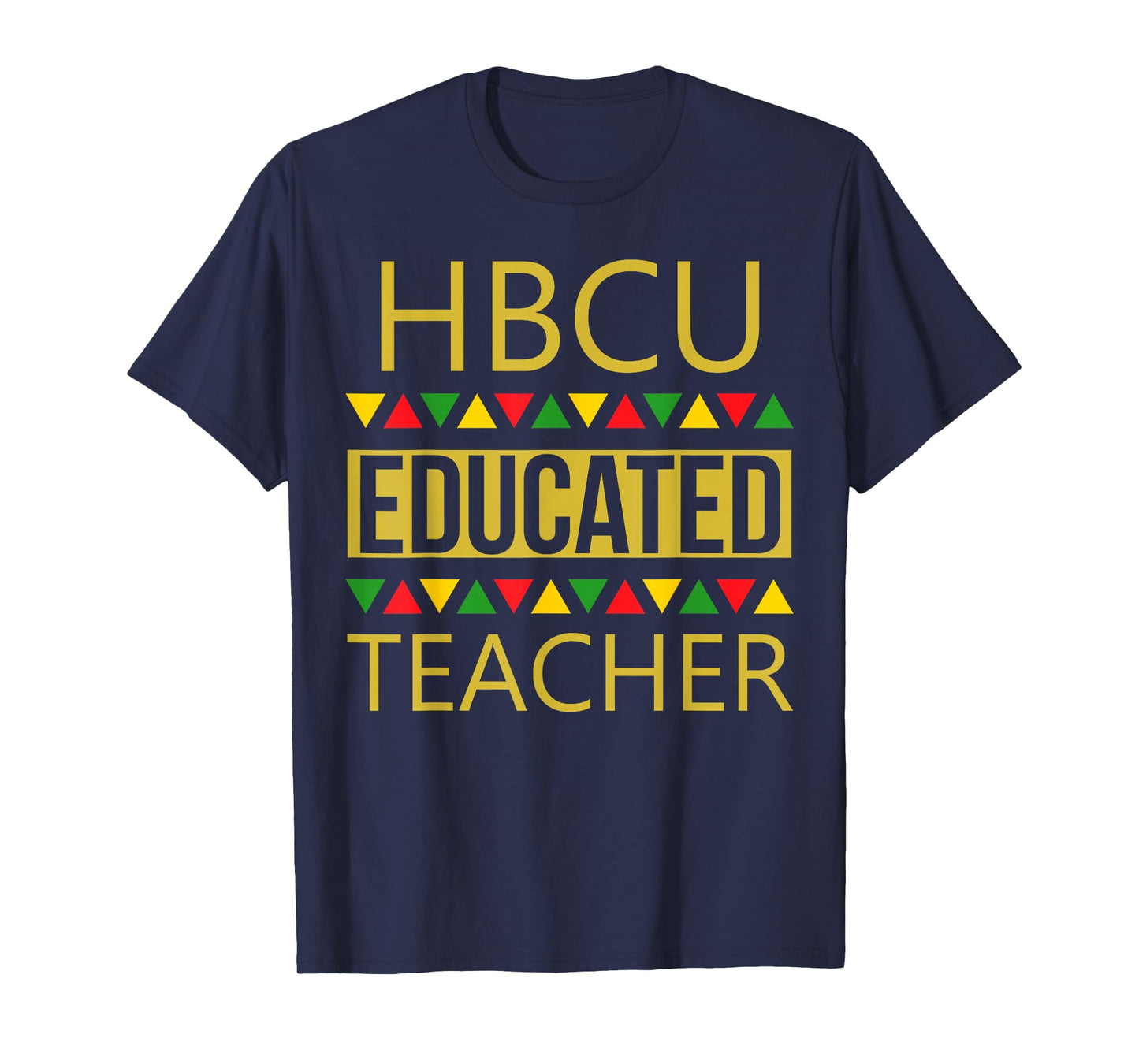 GiftsByBesta HBCU Educated Teacher Shirt T-Shirt - Unisex Adults - Black - Small - Short Sleeve - Modern - HBCU Shirt