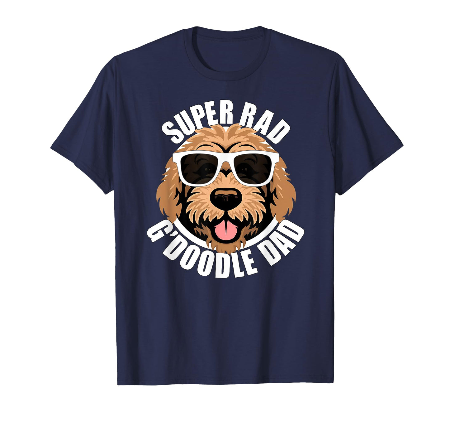 Goldendoodle Dad Funny Father’s Day Doodle Dog Dad Men’s T-Shirt