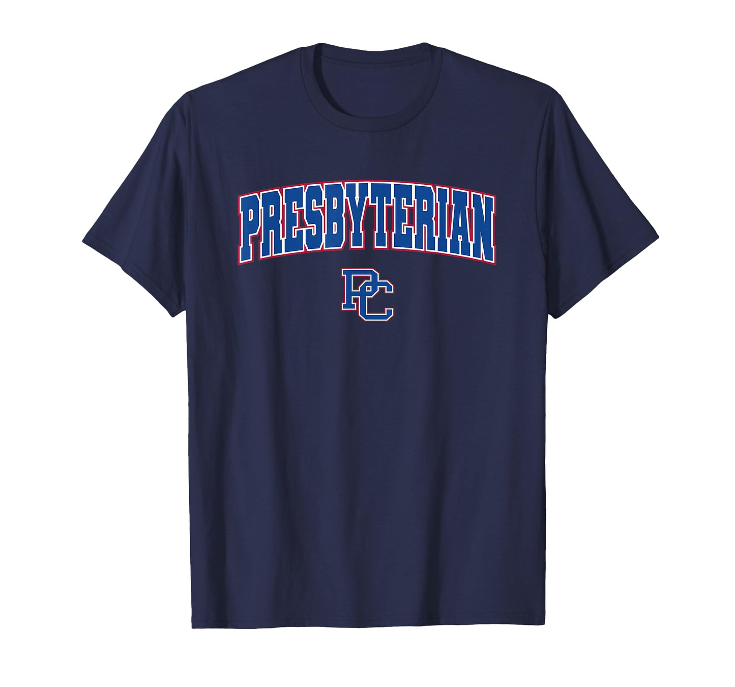 Presbyterian College Blue Hose Arch Logo T-Shirt