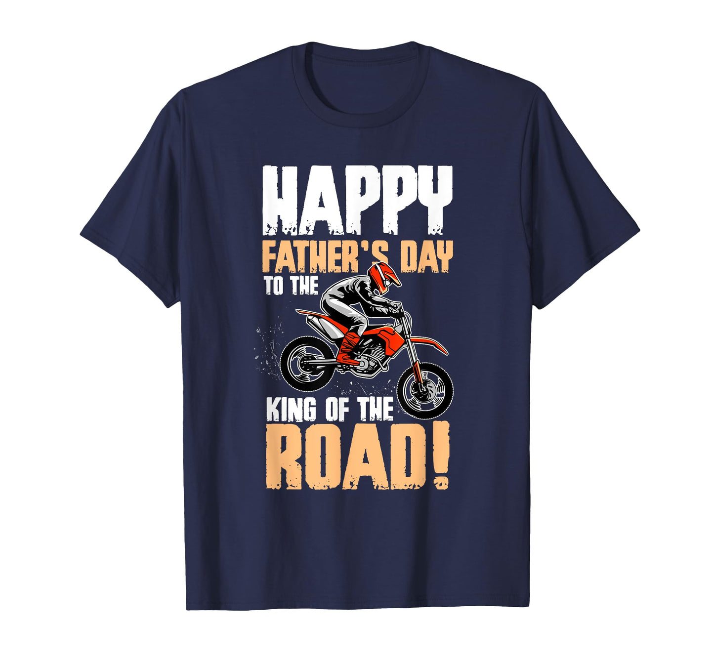 Dirt Bike Dad Fathers Day Cool Motocross Biker Papa Men T-Shirt