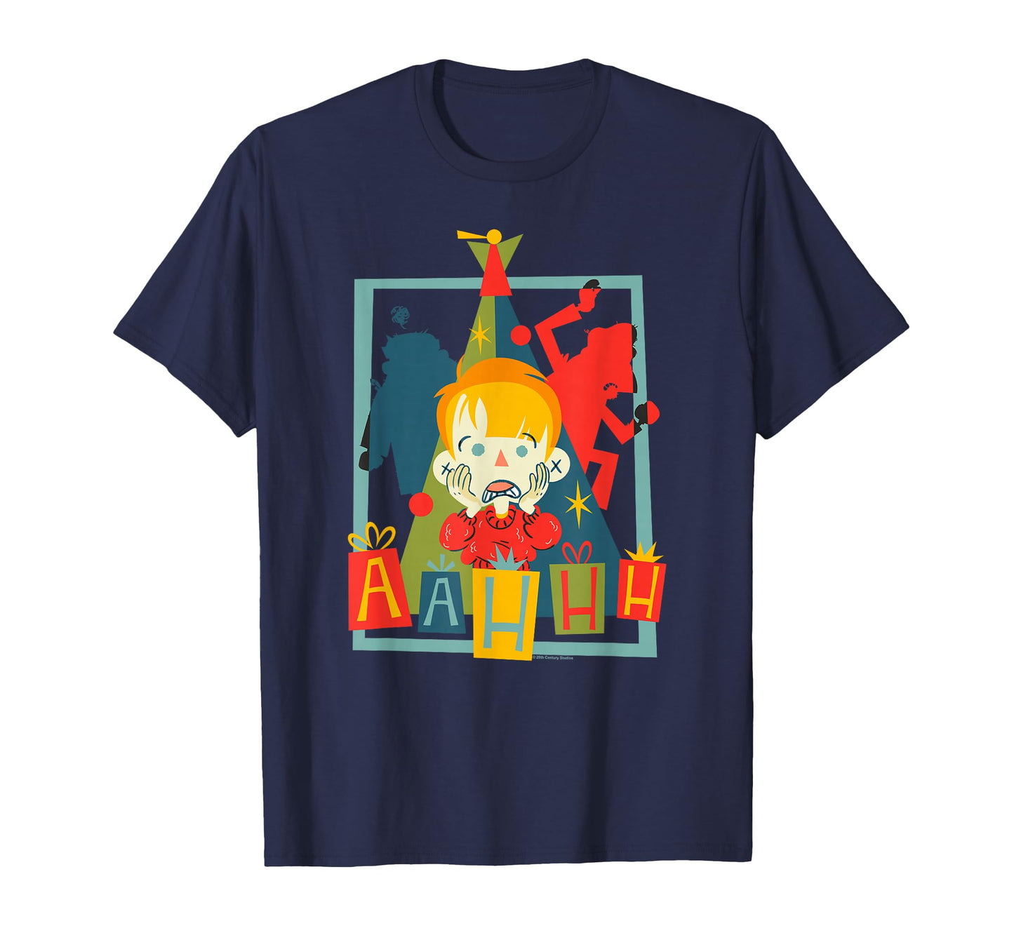 Home Alone Christmas Kevin McCallister Screaming Poster T-Shirt