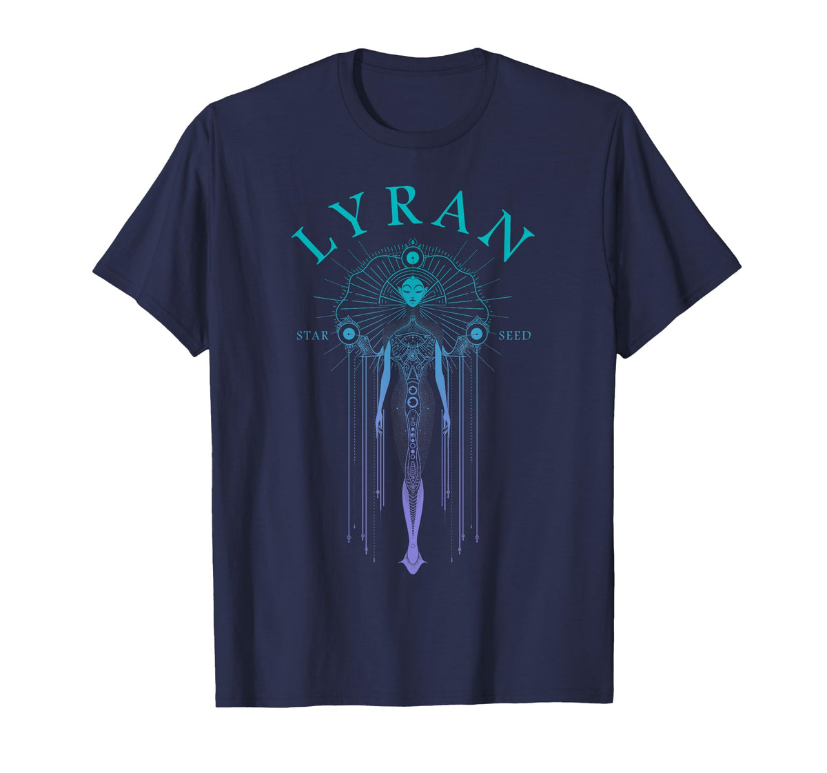 Lyran Starseed Feline Energy Being T-Shirt