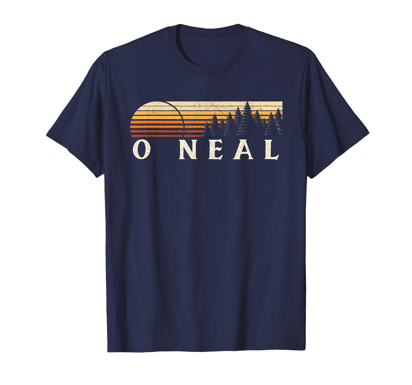 O Neal, GA Vintage Evergreen Sunset Eighties Retro T-Shirt