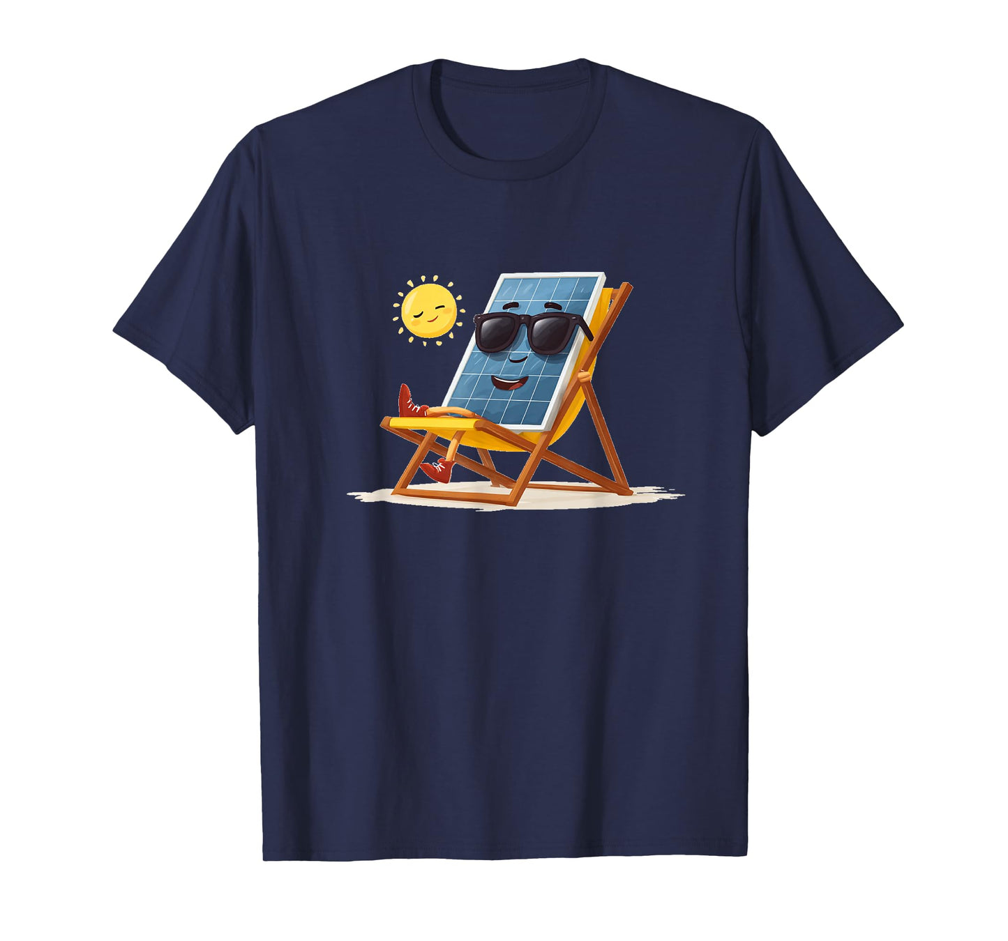 Funny Sunbath Solar Panel Costume for Boys and Girls T-Shirt