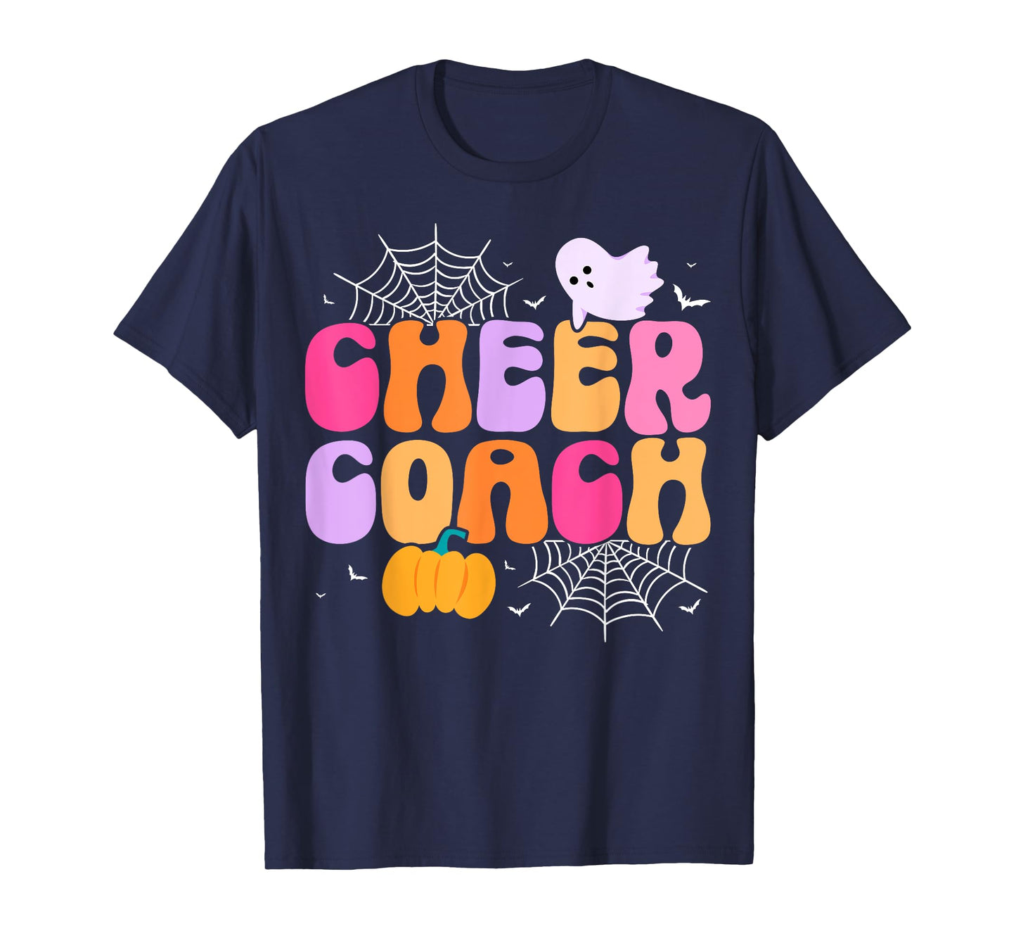 Cheer Coach - Halloween Cheerleader Cheerleading Coach Gifts T-Shirt