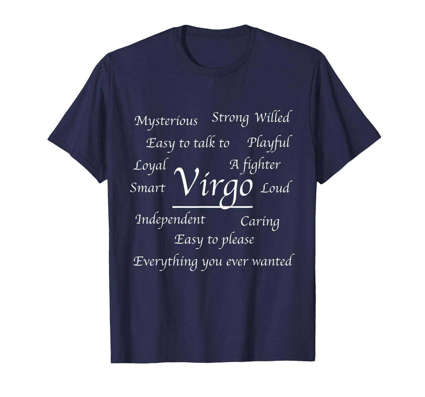 Virgo Birthday Shirts Funny Virgo Zodiac Astrology Sign Fact T-Shirt