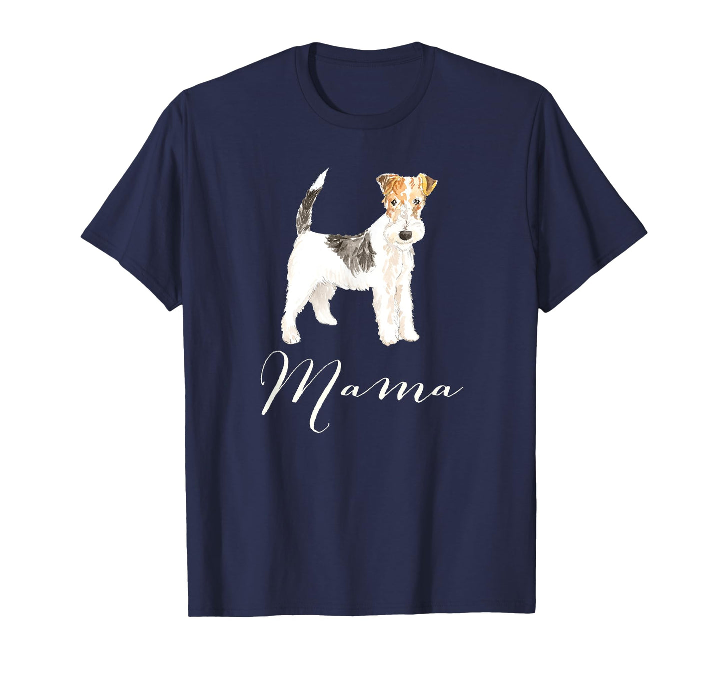 Wire Haired Fox Terrier Dog Mama Tee Shirt Dog Mom T-shirt Men Women Kids T-Shirt