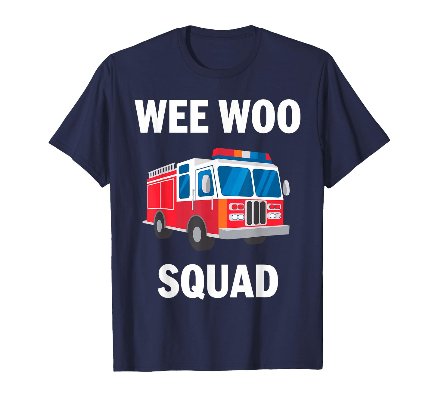 Funny Firefighter Art for Men Women Kids Fire Truck Fireman T-Shirt