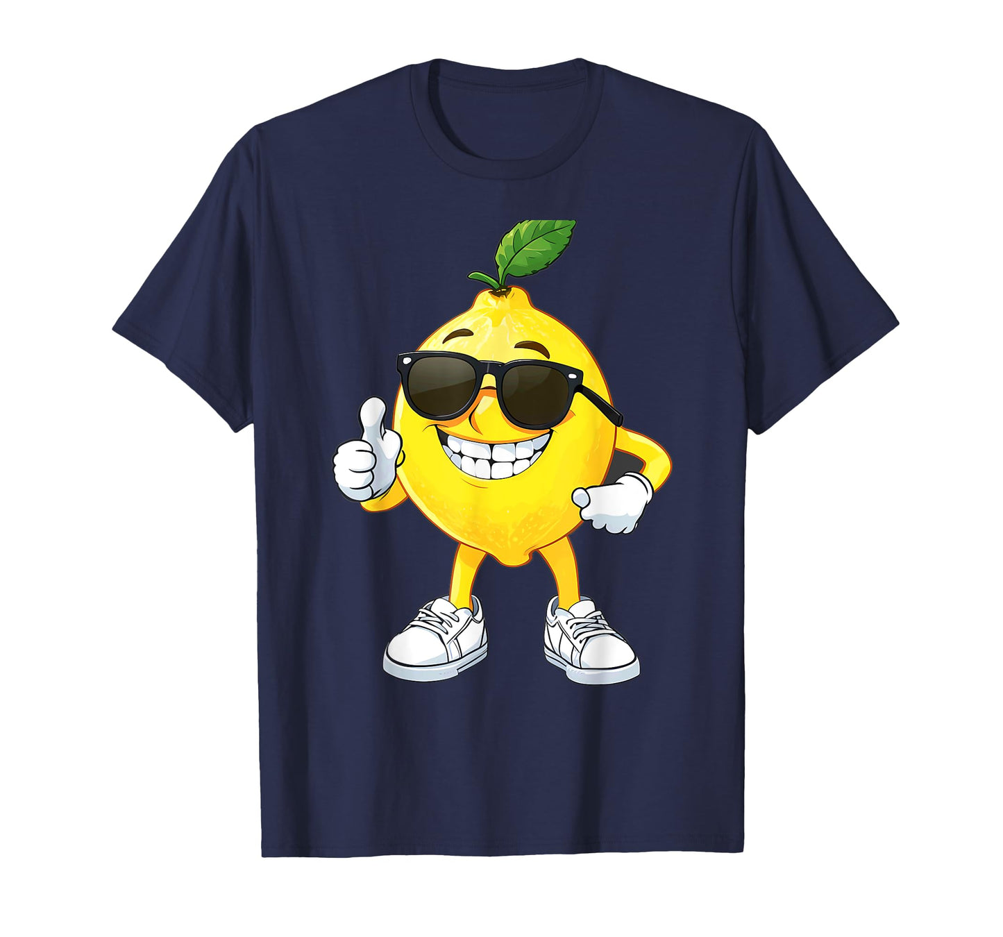 Happy Lemon Wearing Sunglasses Halloween Costume T-Shirt