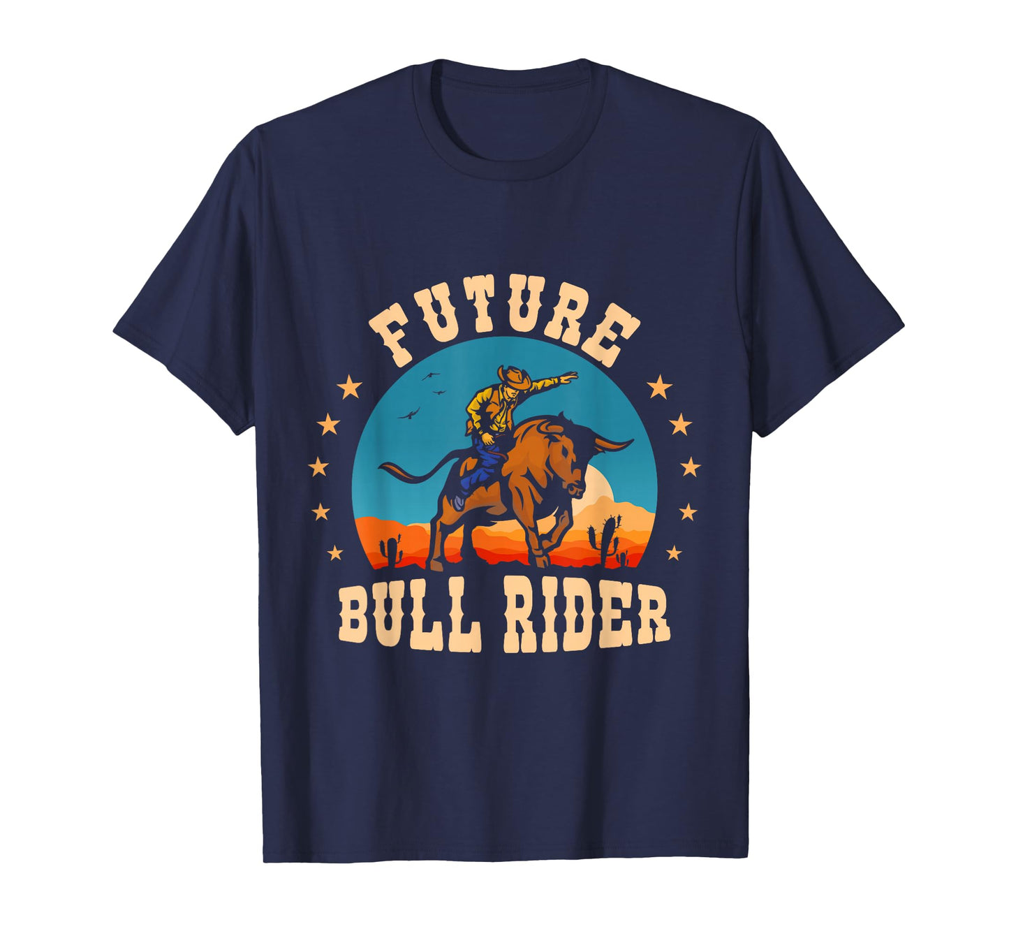 Future Bull Rider Mechanical Bull Riding Kids Youth Rodeo T-Shirt