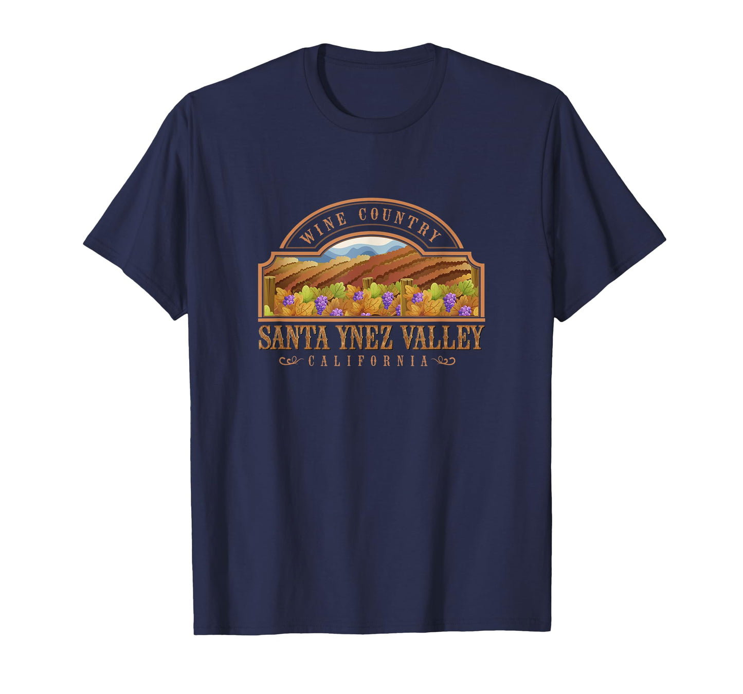 Santa Ynez Valley California Wine Country Wine Tasting T-Shirt
