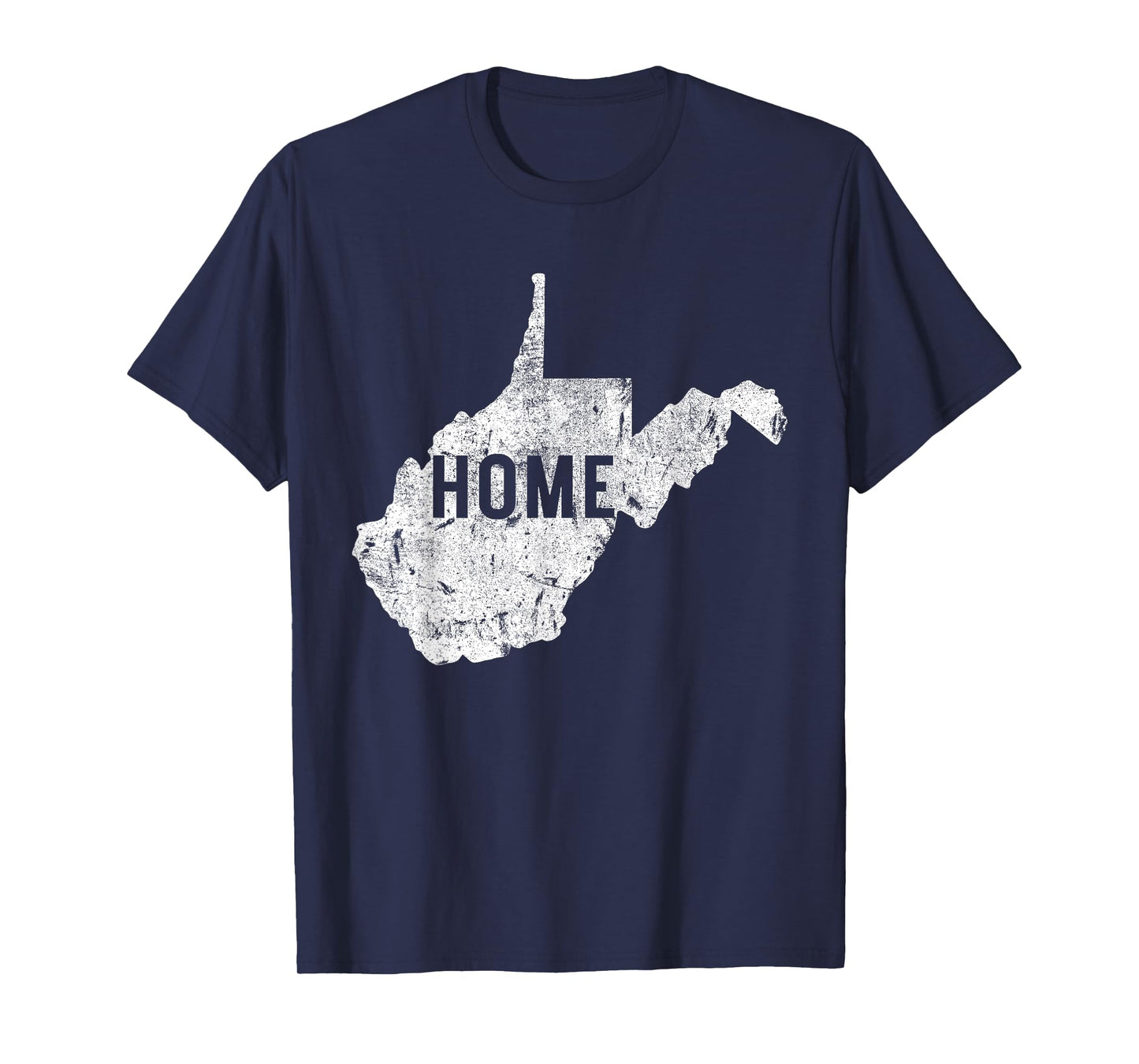 West Virginia Map Home WV Vintage T-Shirt
