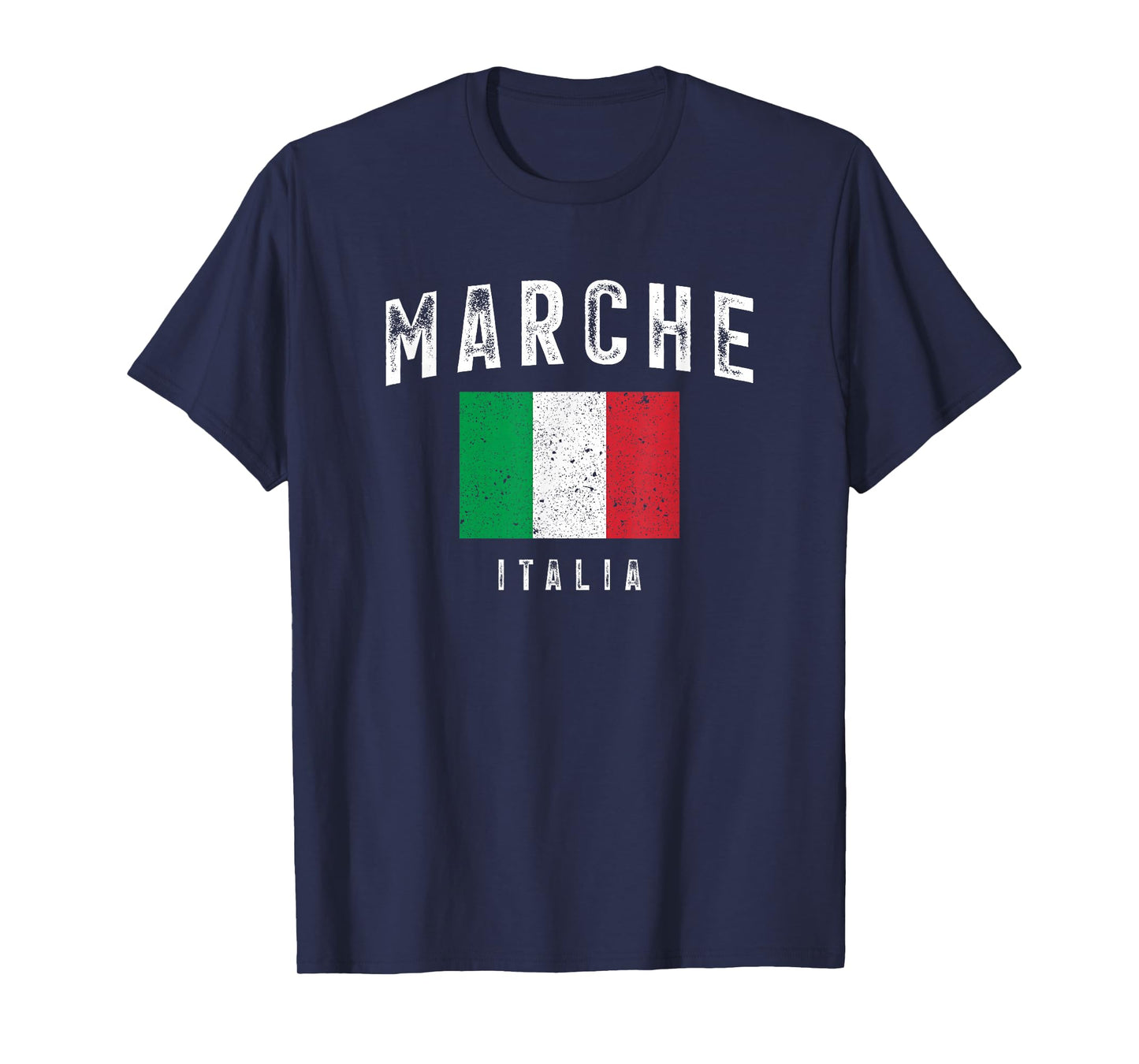 Marche Region Italy Italia Flag Italian Home Root Love T-Shirt